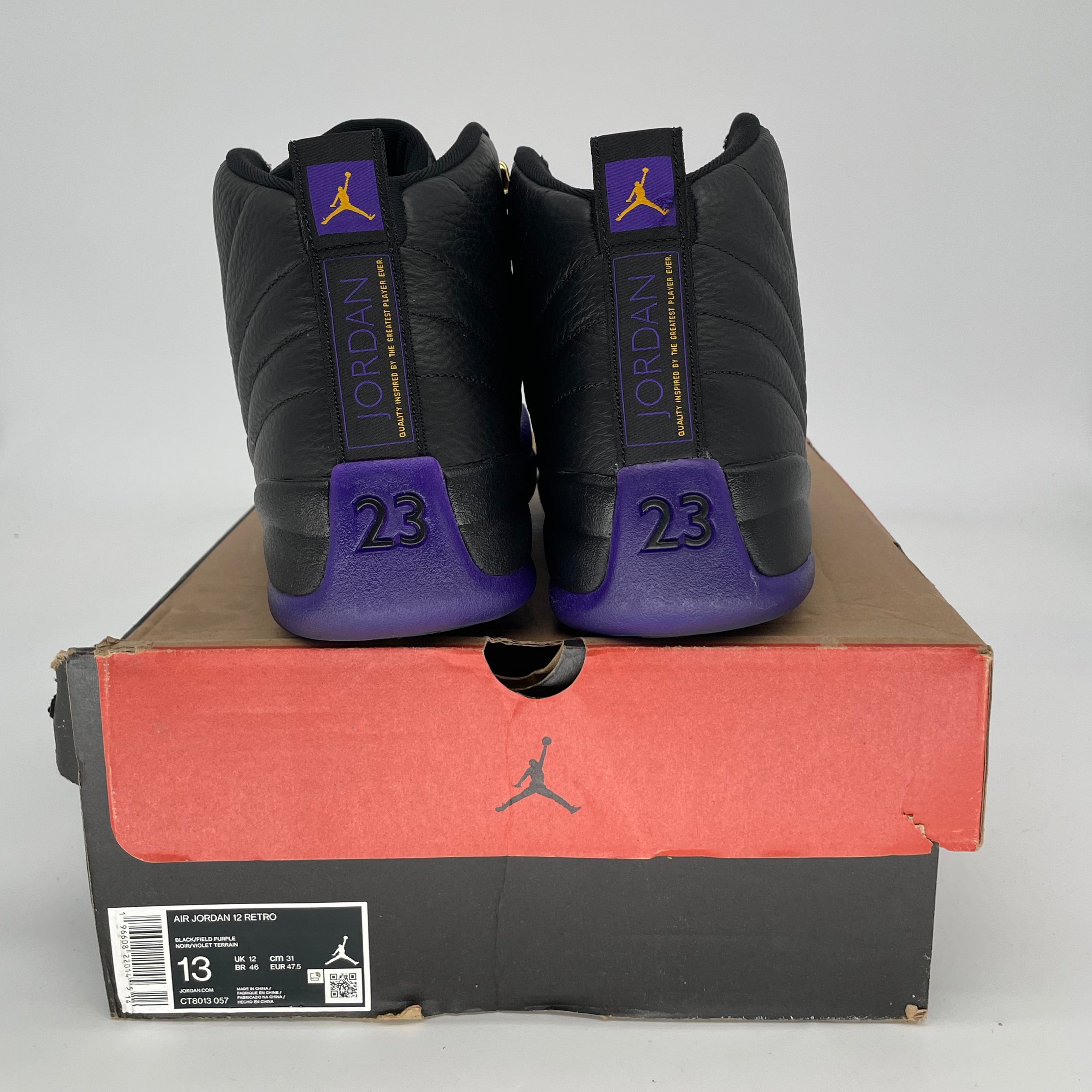 AIR JORDAN 12 FIELD PURPLE SIZE 13 CT8013-057