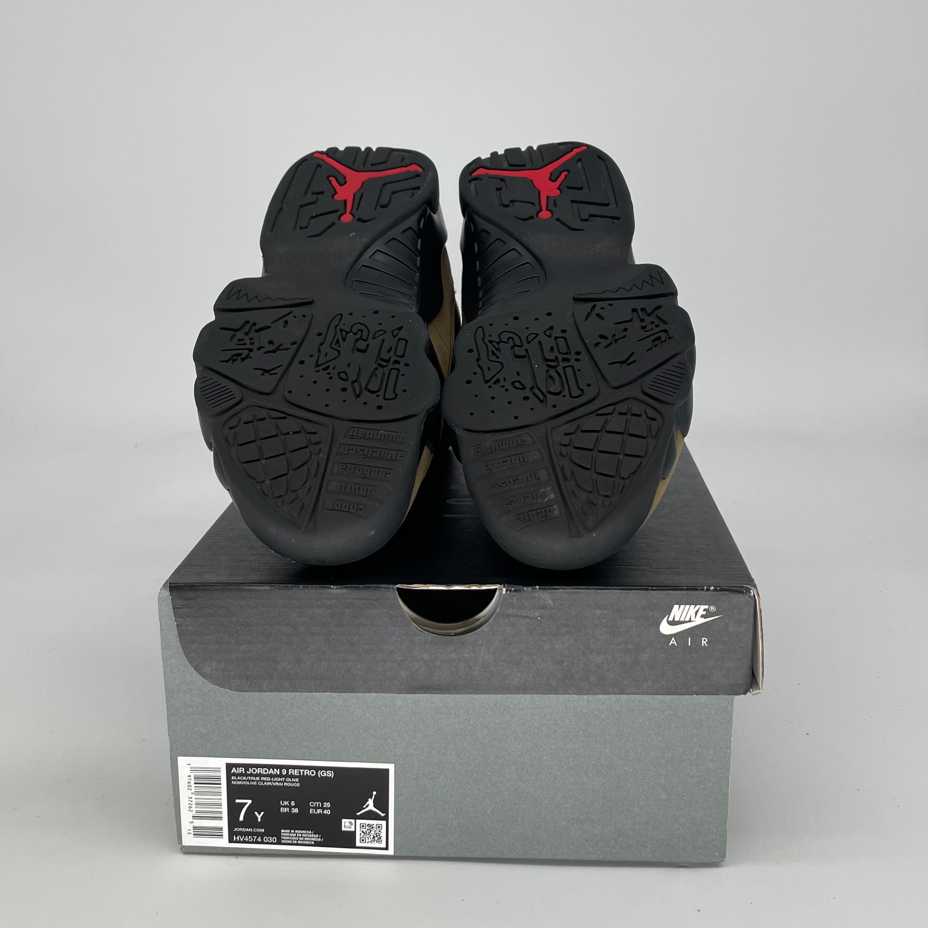 AIR JORDAN 9 OLIVE SIZE 7/8.5W HV4574-030