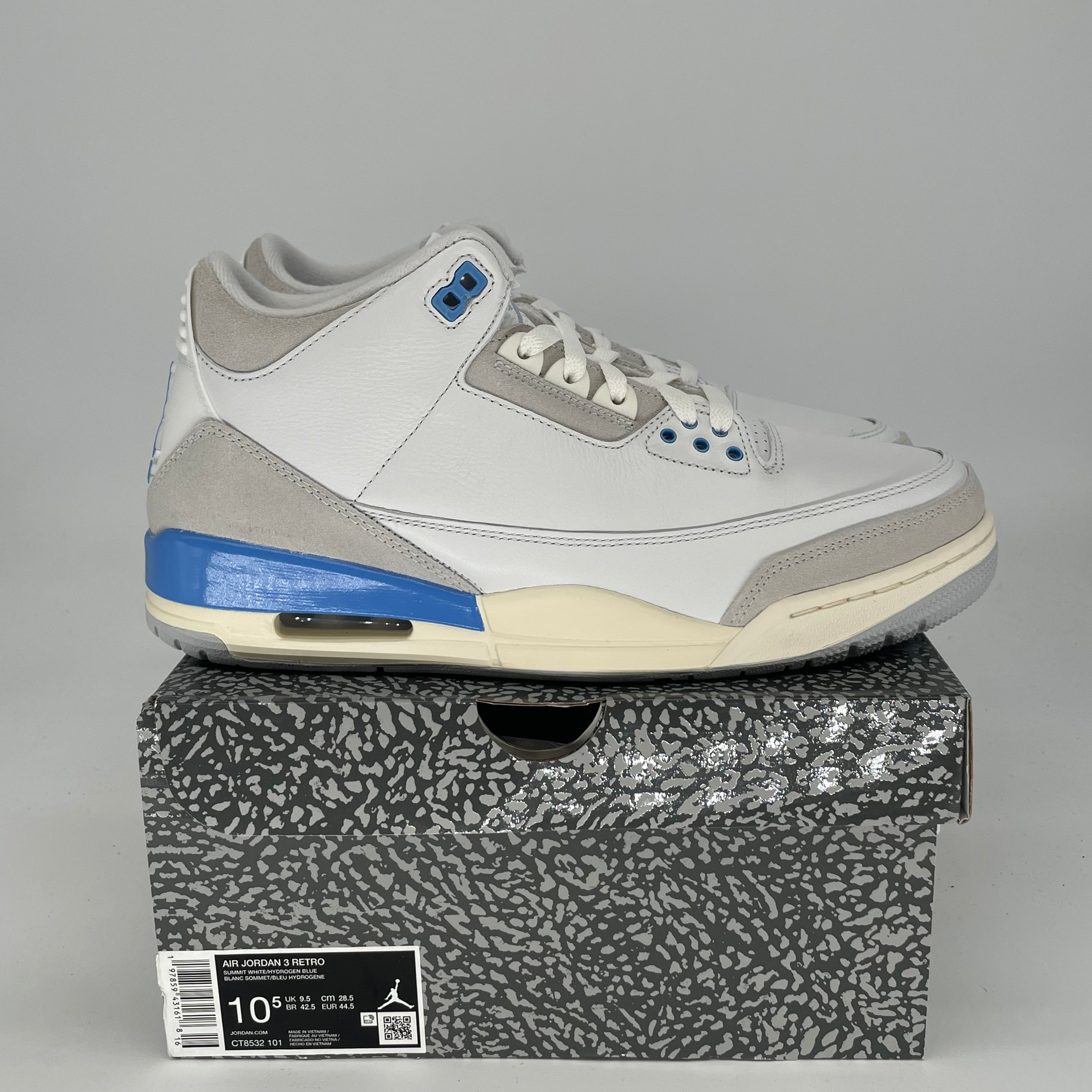 AIR JORDAN 3 LUCKY SHORTS CT8532-101 SIZE 10.5/12W