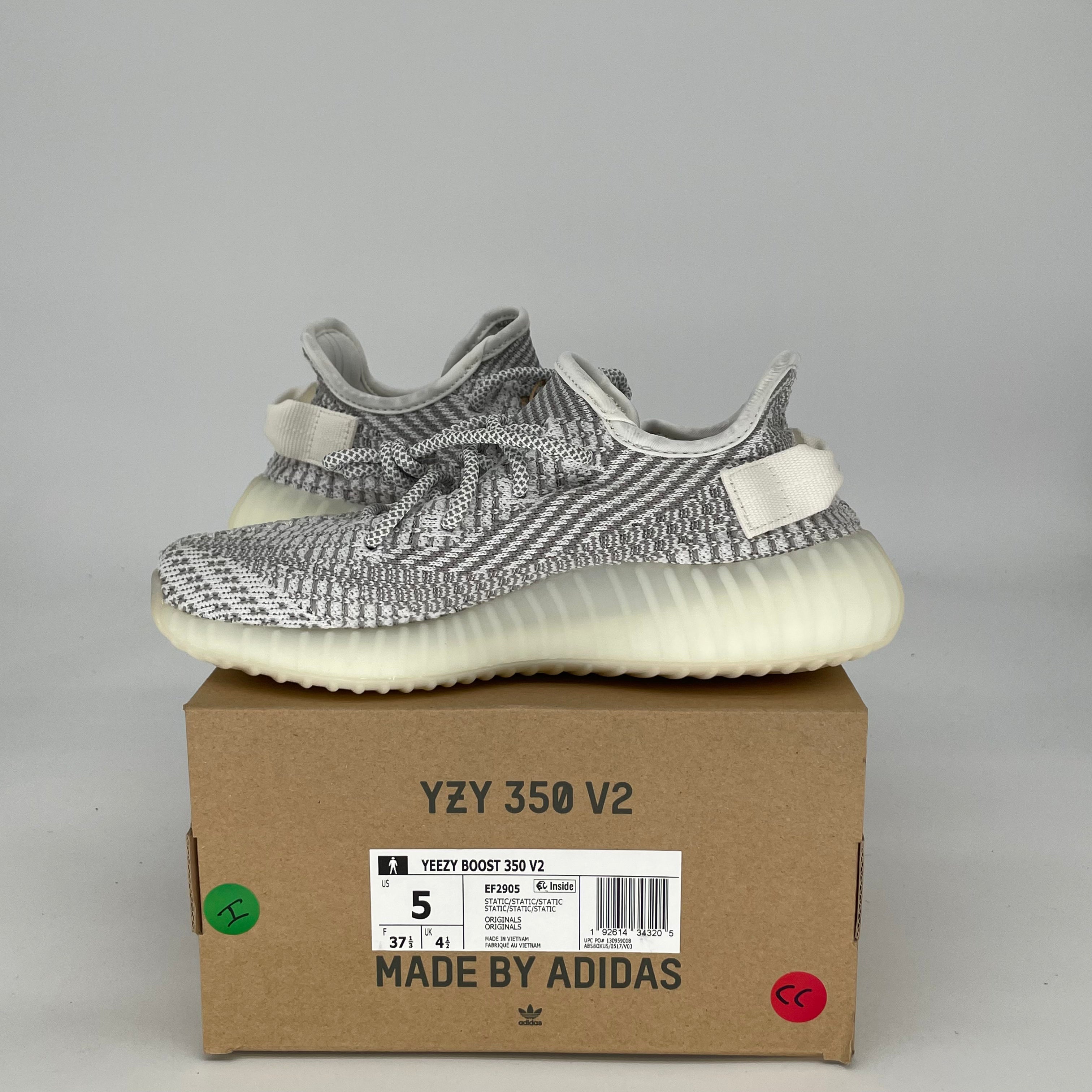 ADIDAS YEEZY 350 V2 STATIC EF2905 SIZE 5/6.5W