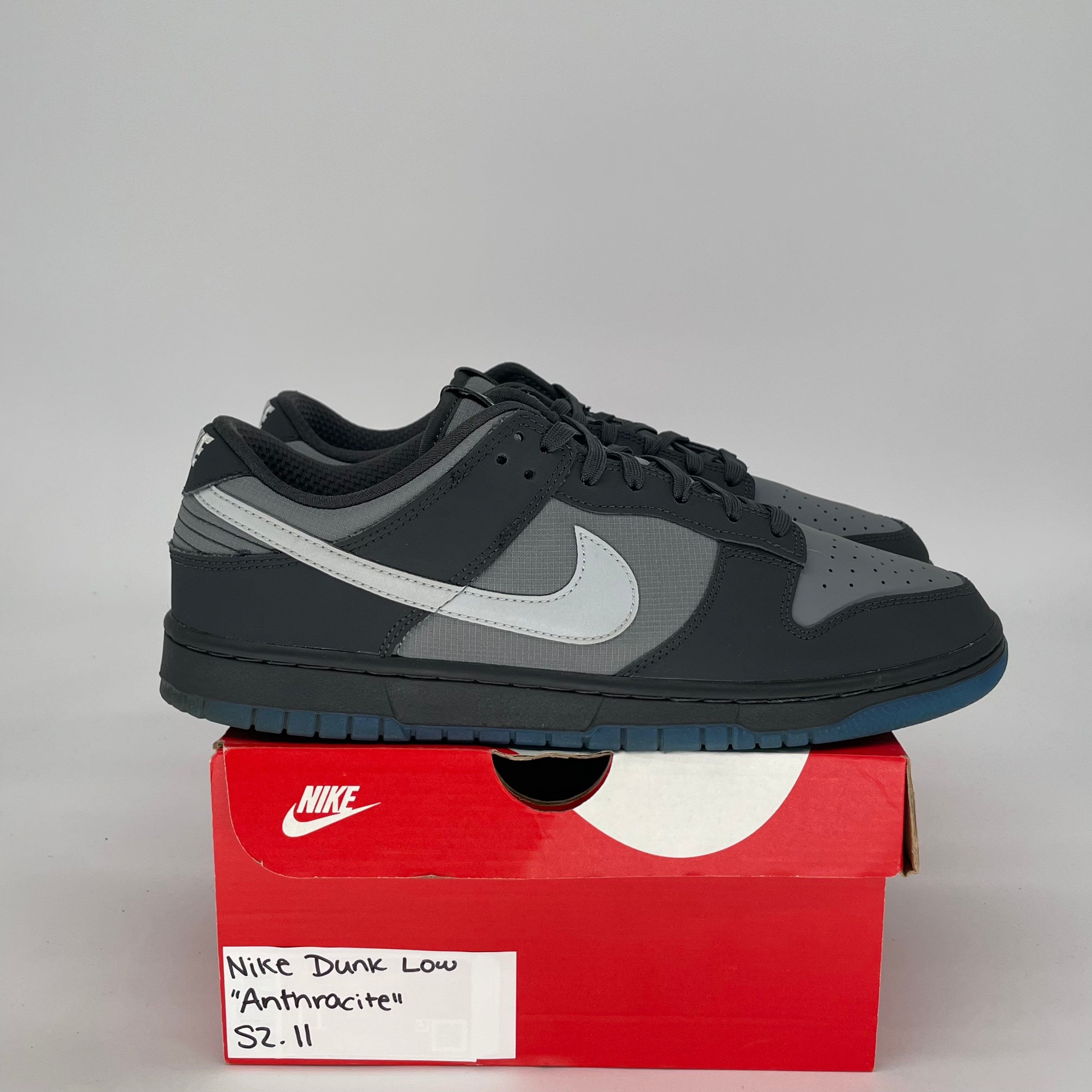 NIKE DUNK LOW ANTHRACITE FV0384-001 SIZE 11/12.5W