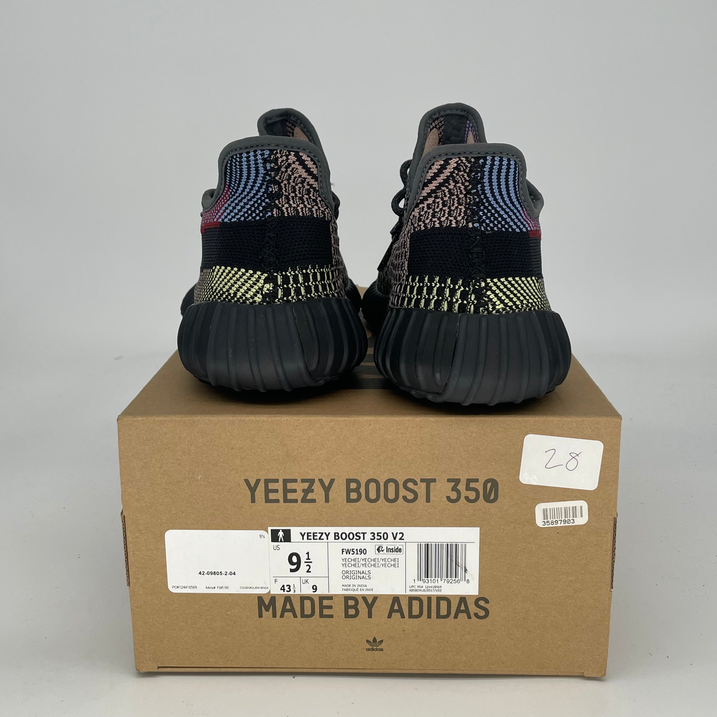ADIDAS YEEZY 350 V2 YECHEIL FW5190 SIZE 9.5/11W