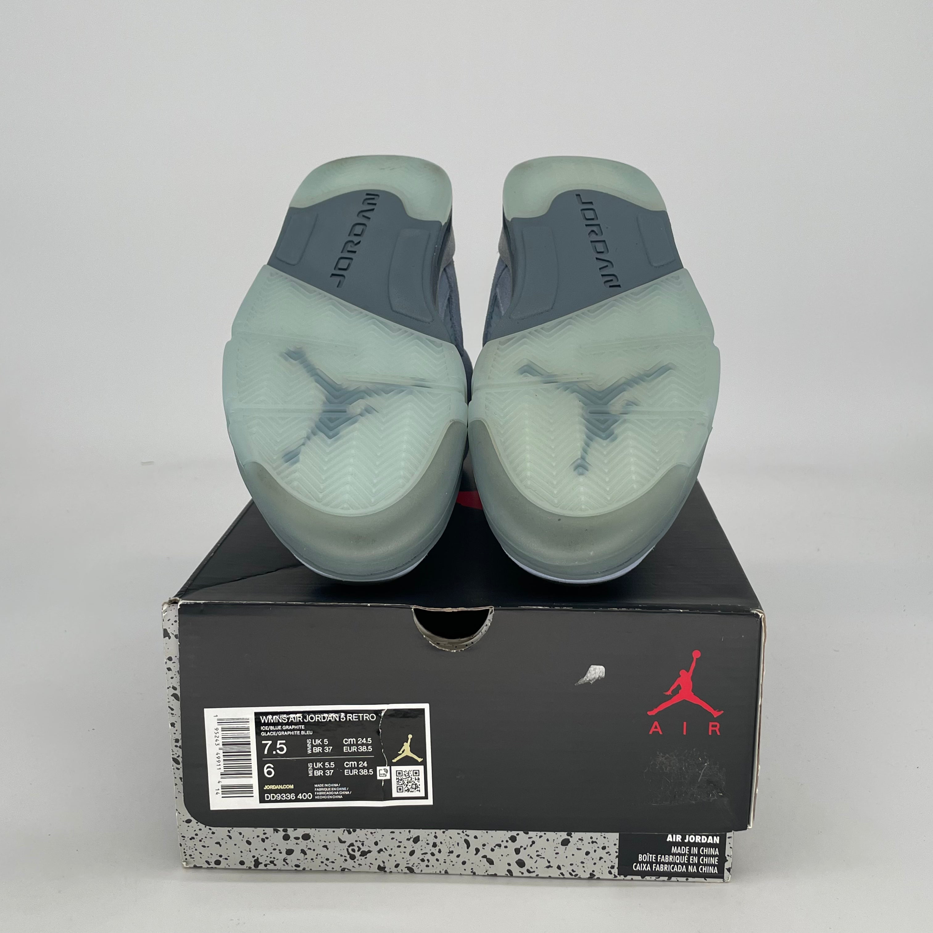 AIR JORDAN 5 BLUEBIRD W DD9336-400 SIZE 6/7.5W