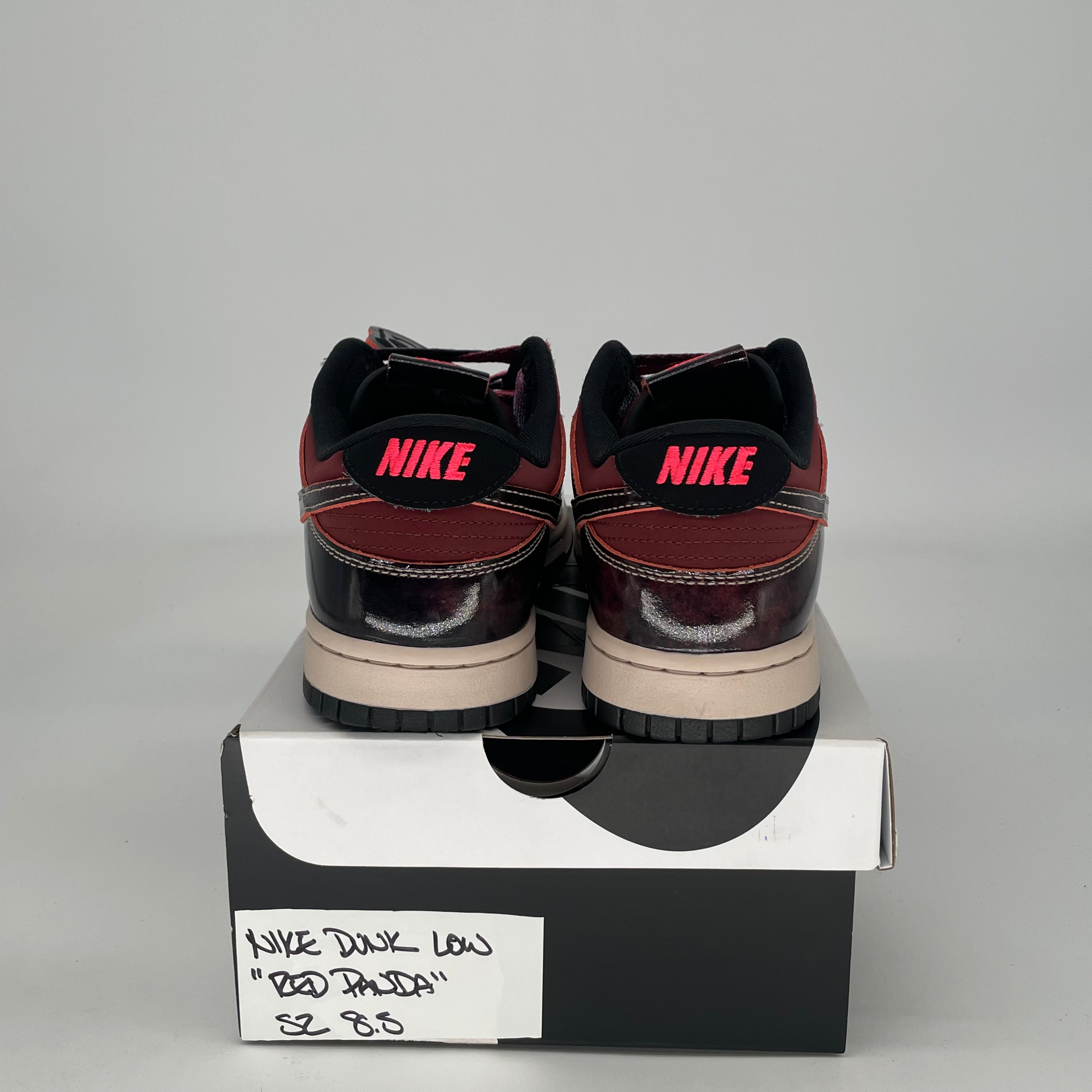 NIKE DUNK LOW RED PANDA HQ1965-600 SIZE 8.5/10W