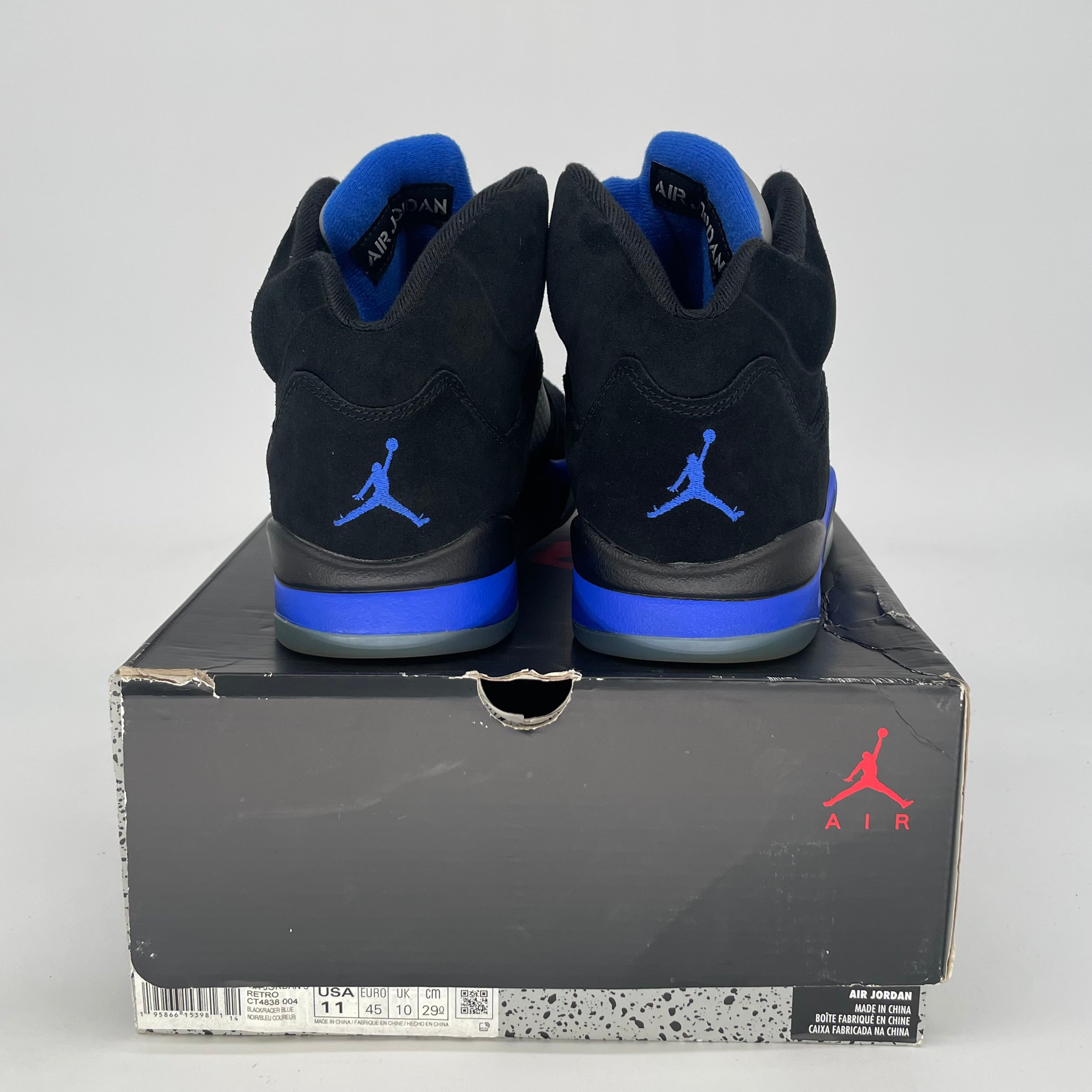 AIR JORDAN 5 RACE BLUE CT4838-004 SIZE 11/12.5W