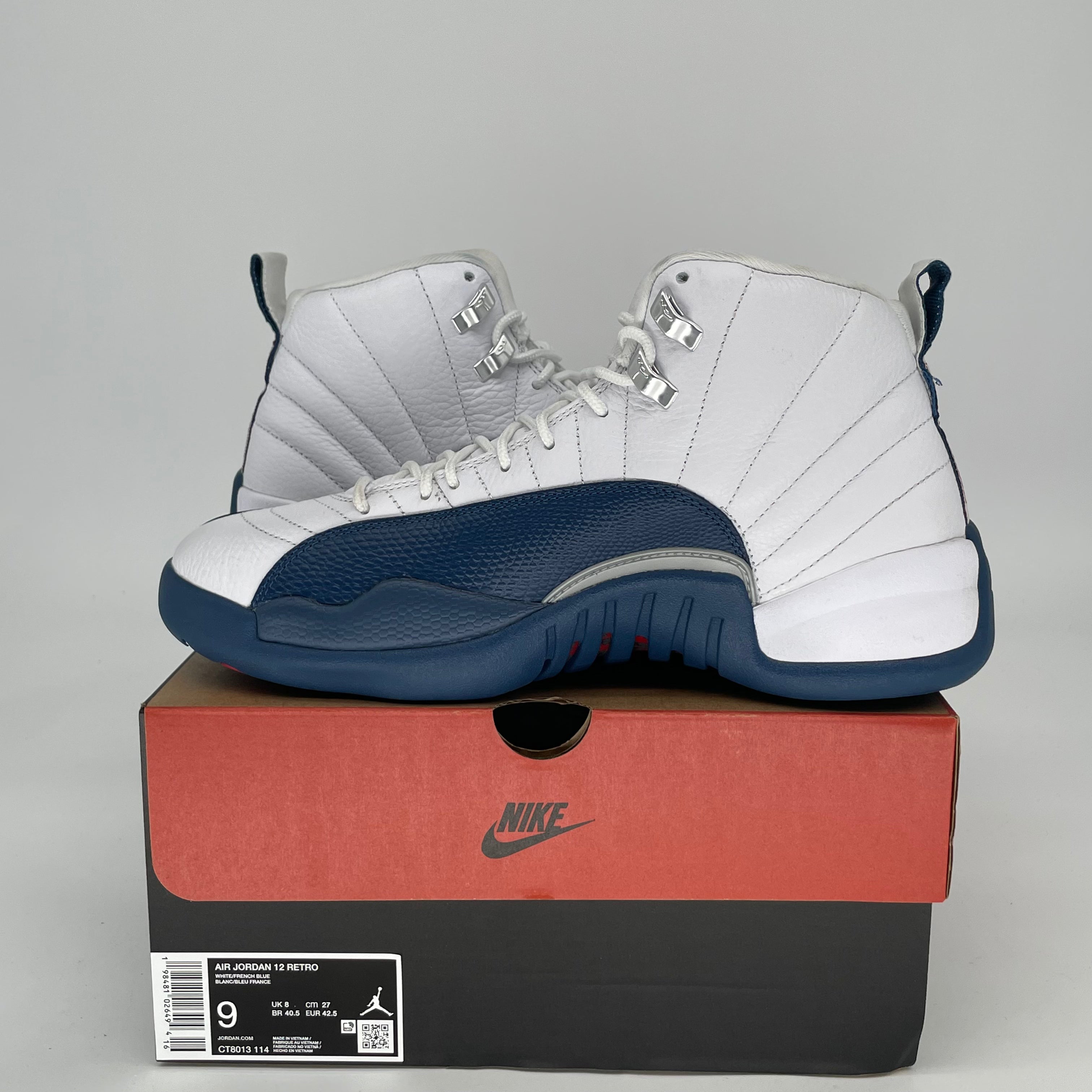 AIR JORDAN 12 FRENCH BLUE CT8013-114 SIZE 9/10.5W