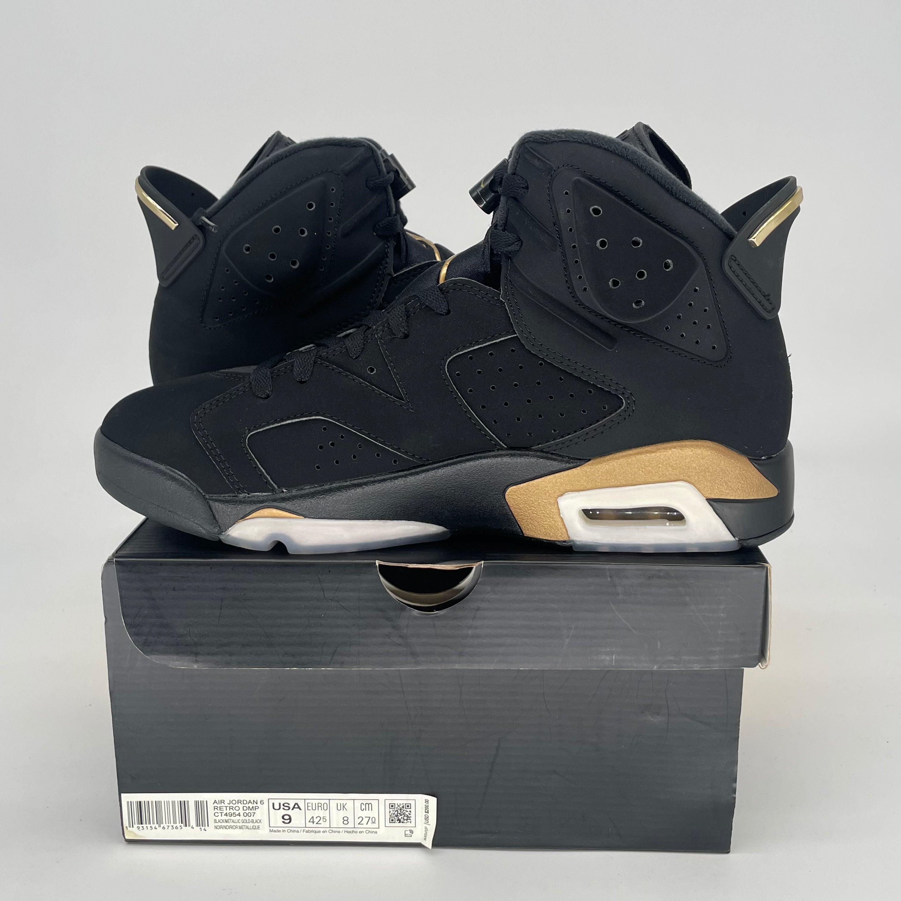 AIR JORDAN 6 DMP CT4954-007 SIZE 9/10.5W