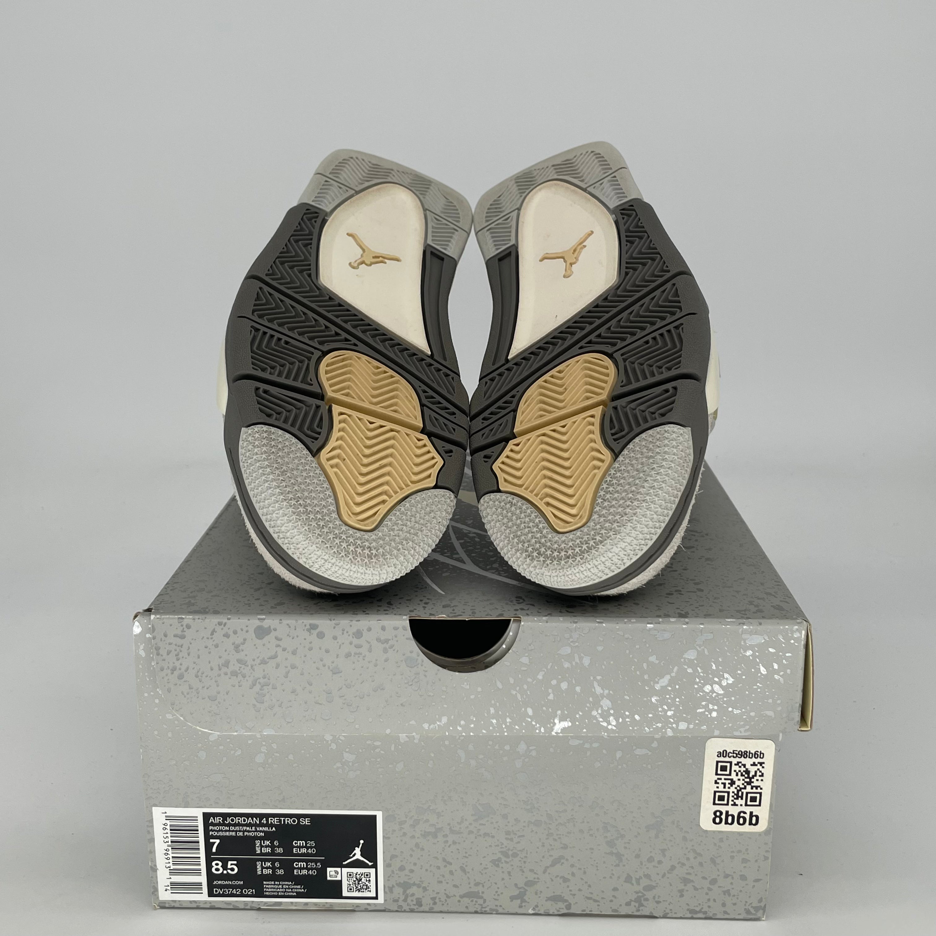 AIR JORDAN 4 CRAFT PHOTON DUST DV2262-021 SIZE 7/8.5W