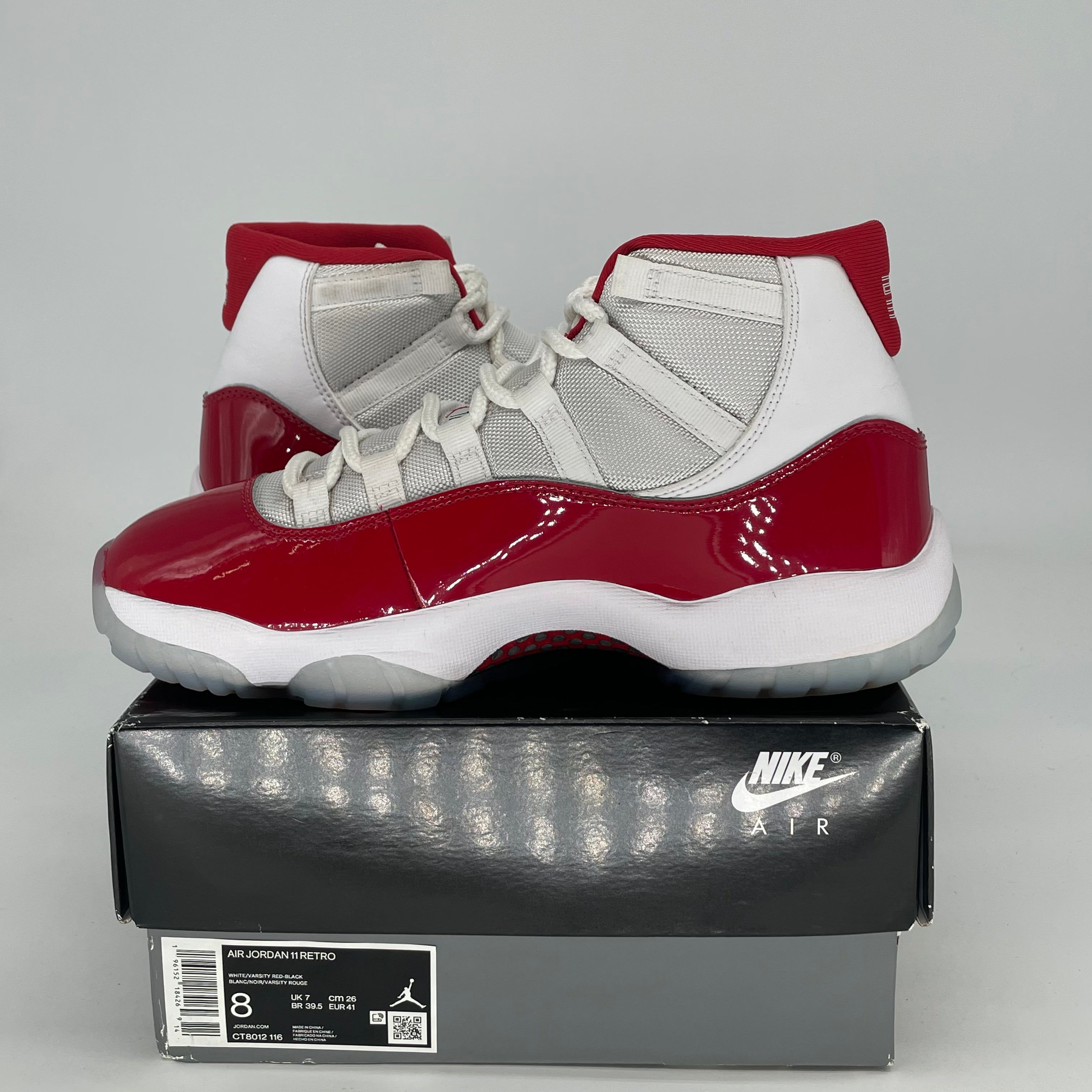 AIR JORDAN 11 CHERRY CT8012-116 SIZE 8/9.5W