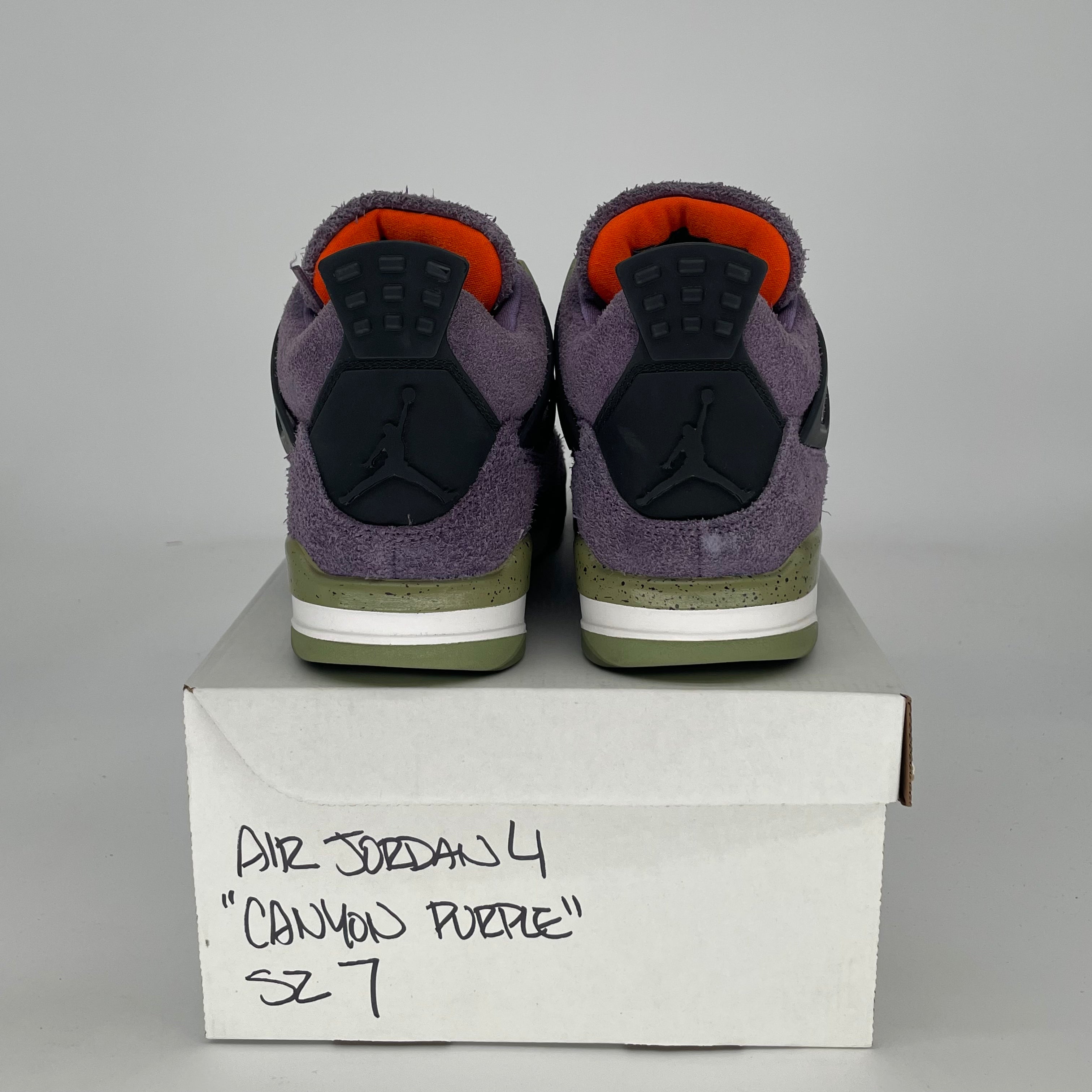 AIR JORDAN 4 CANYON PURPLE W AQ9129-500 SIZE 7/8.5W