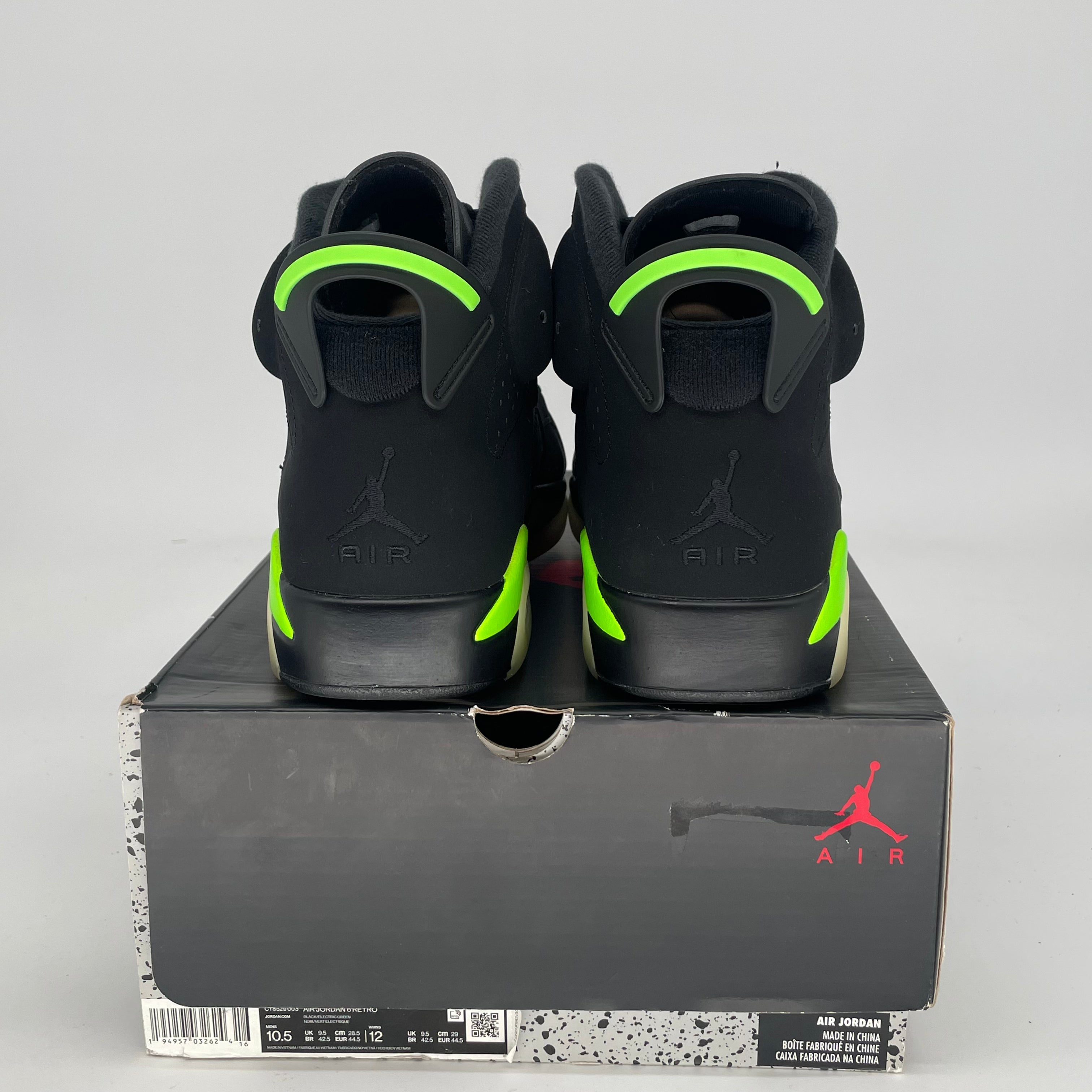 AIR JORDAN 6 ELECTRIC GREEN CT8529-003 SIZE 10.5/12W