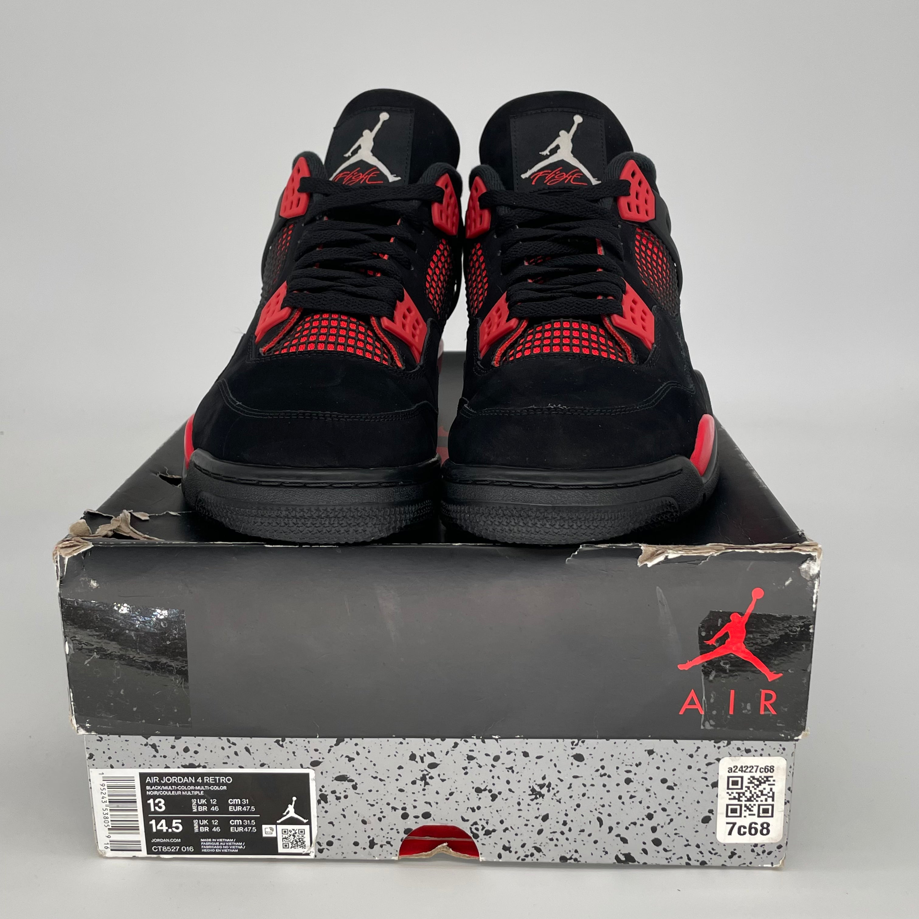 AIR JORDAN 4 RED THUNDER SIZE 13 CT8527-016