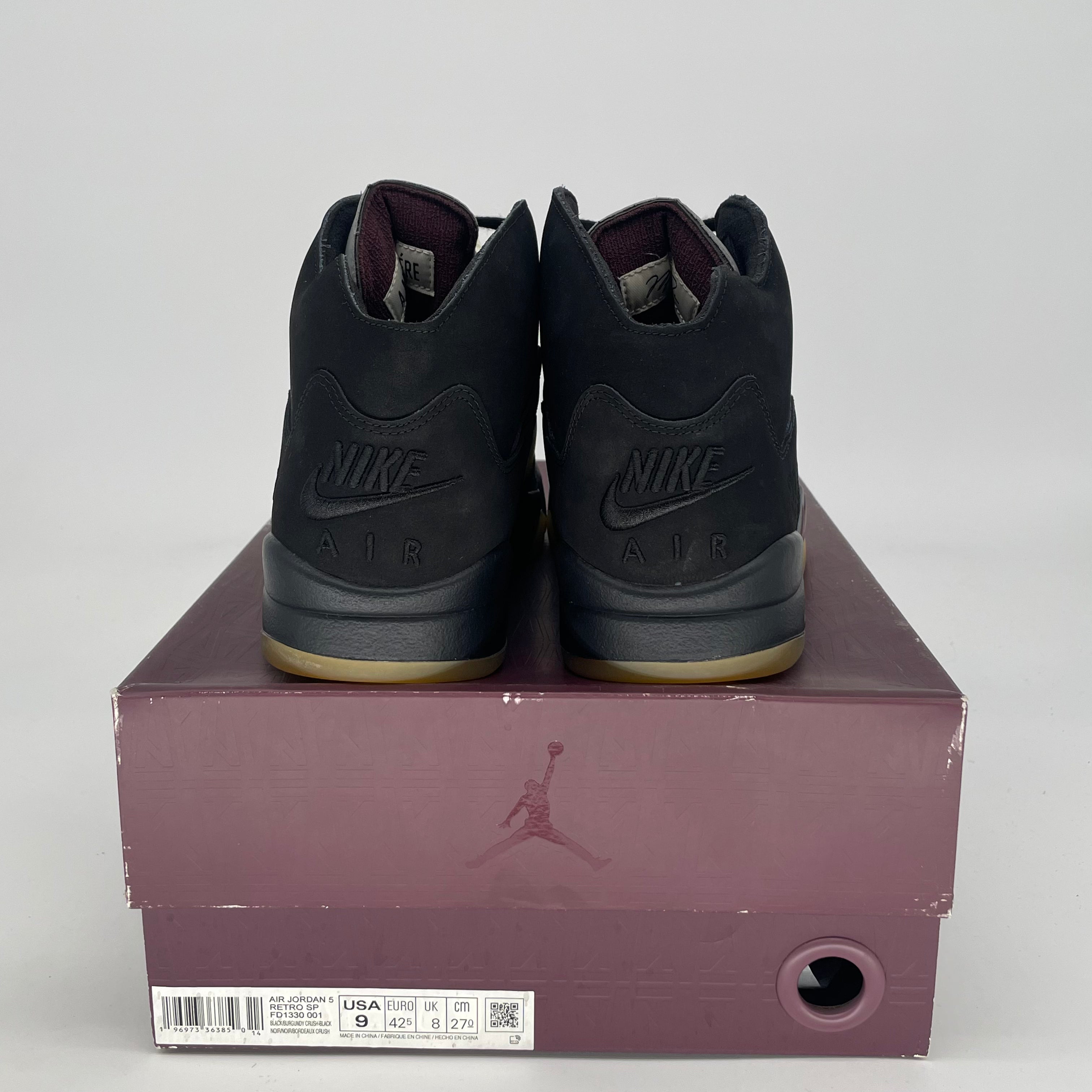 AIR JORDAN 5 A MA MANIERE DUSK FD1330-001 SIZE 9/10.5W