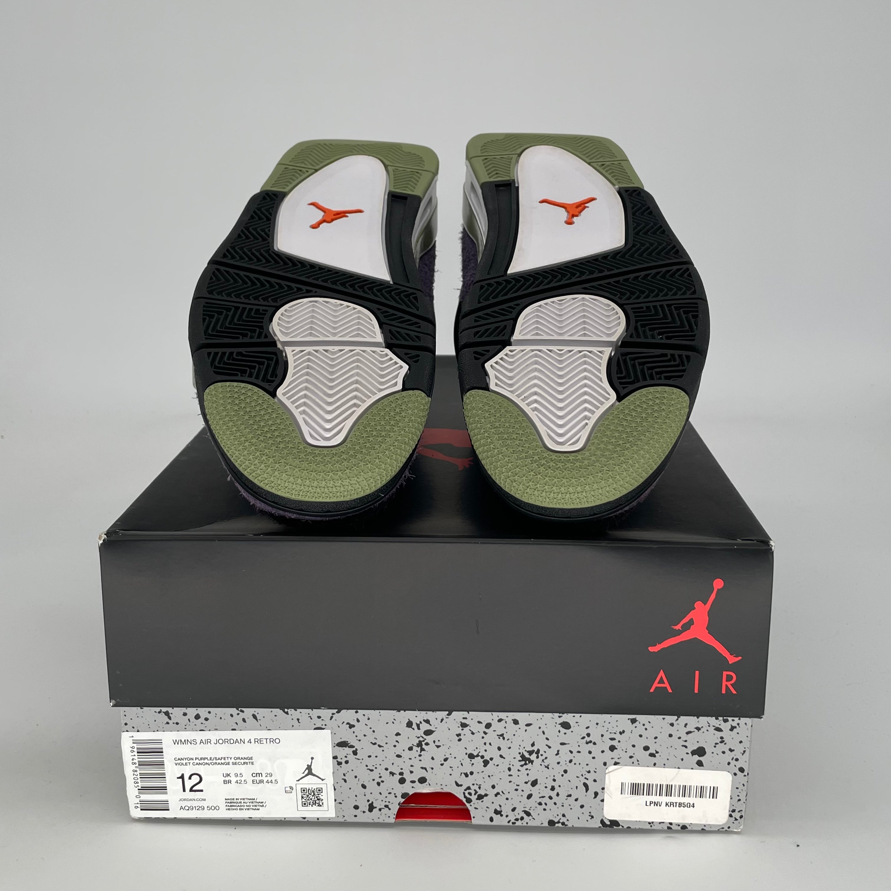 AIR JORDAN 4 CANYON PURPLE W SIZE 10.5/12W AQ9129-500