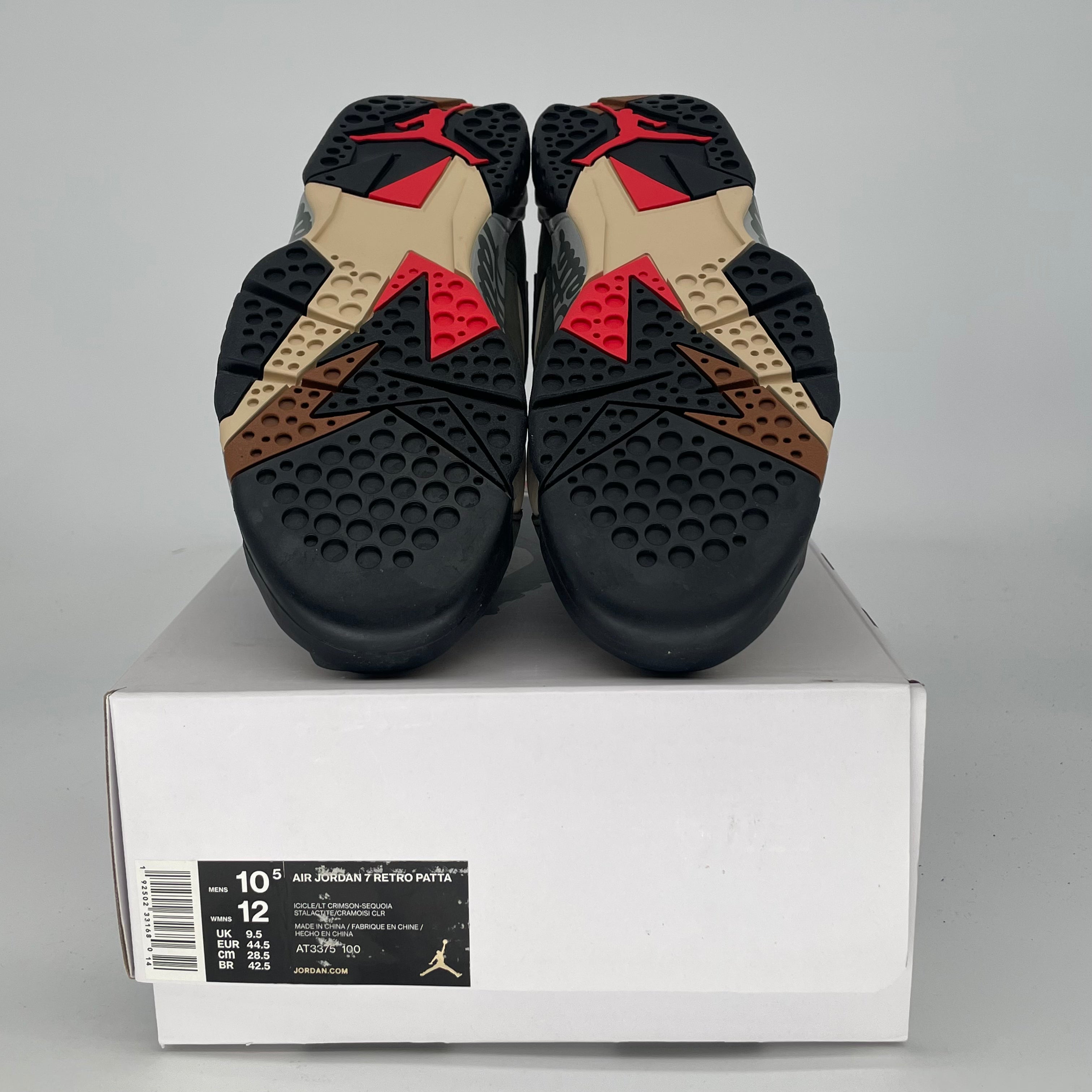 AIR JORDAN 7 PATTA ICICLE AT3375-100 SIZE 10.5/12W