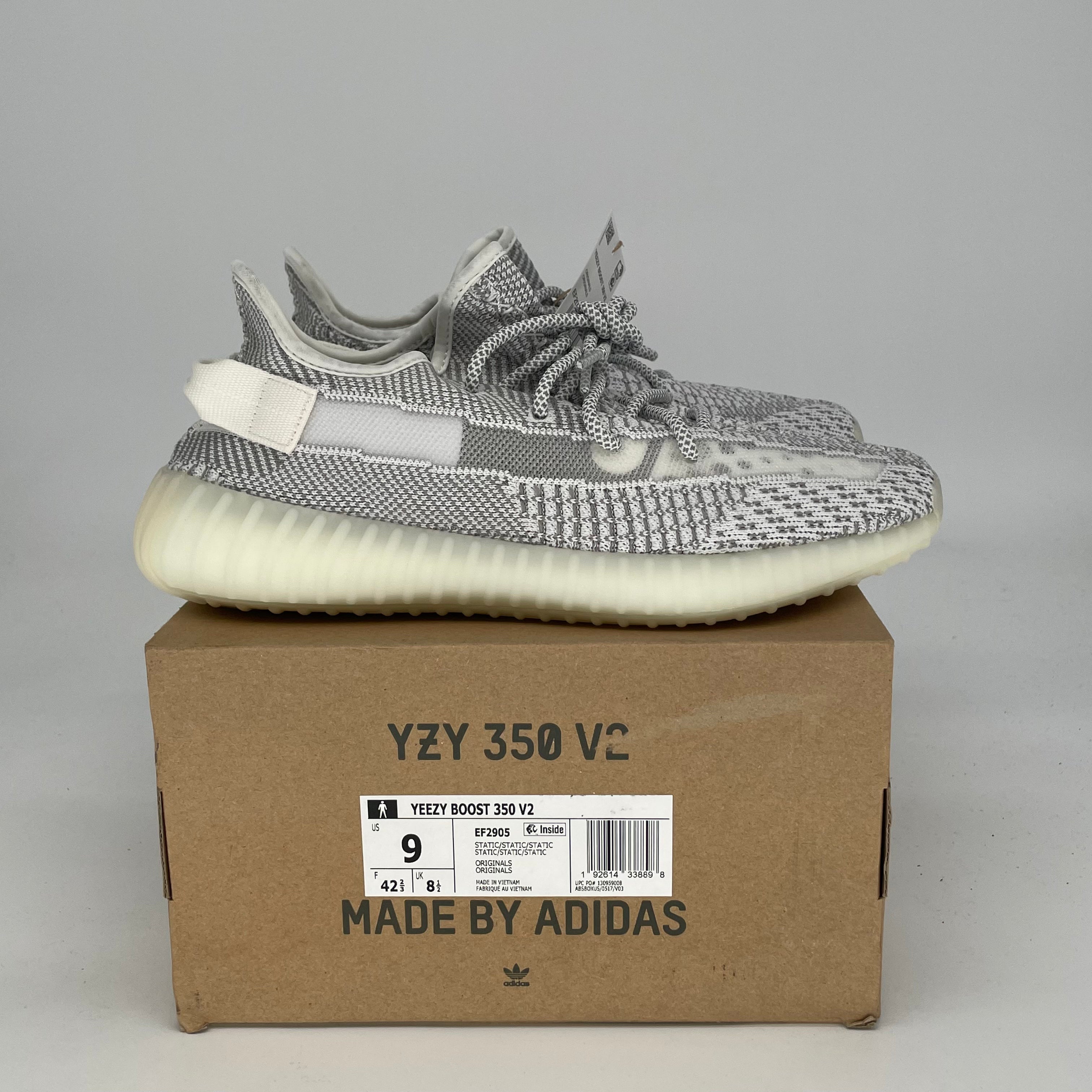 ADIDAS YEEZY 350 V2 STATIC EF2905 SIZE 9/10.5W