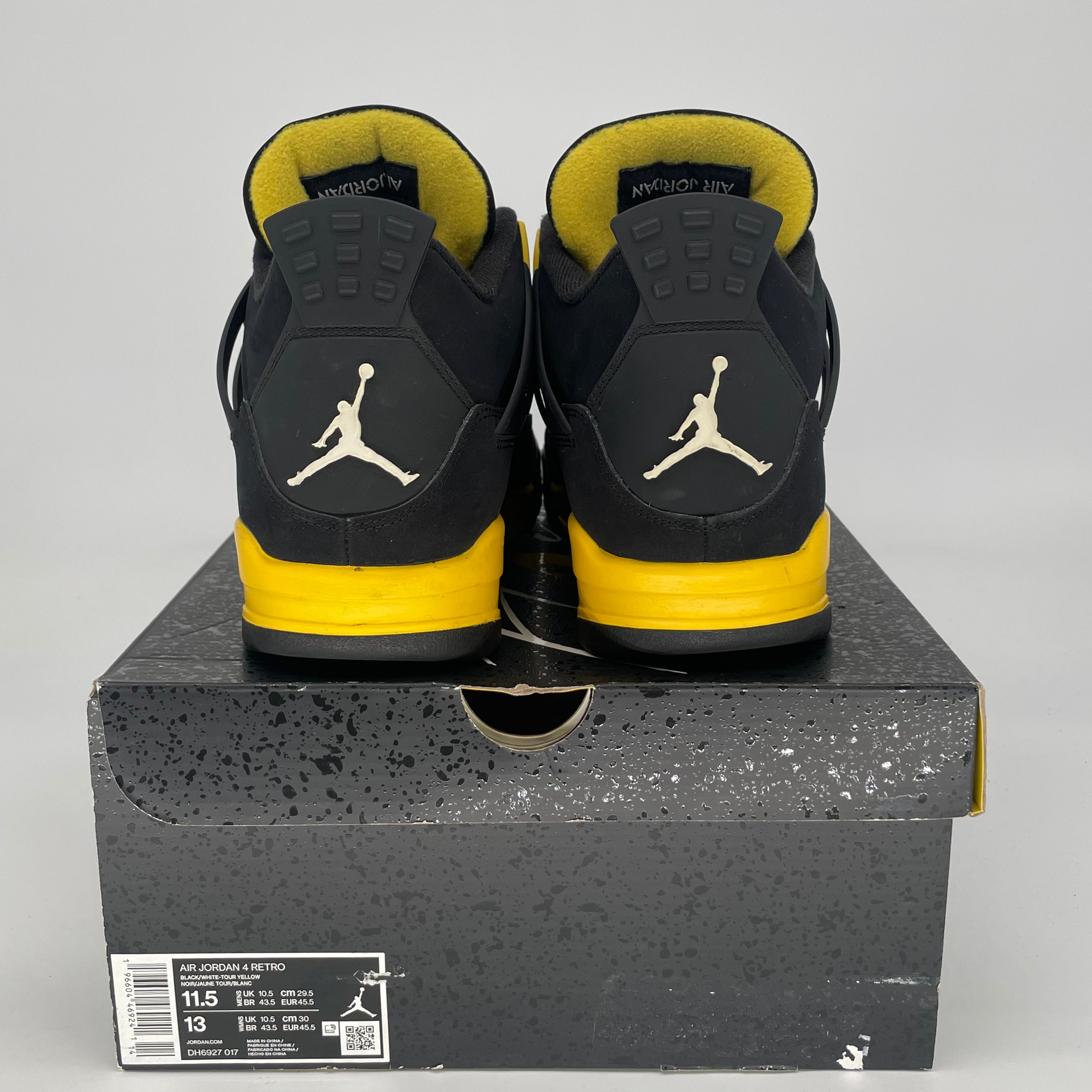 AIR JORDAN 4 THUNDER DH6927-017 SIZE 11.5/13W