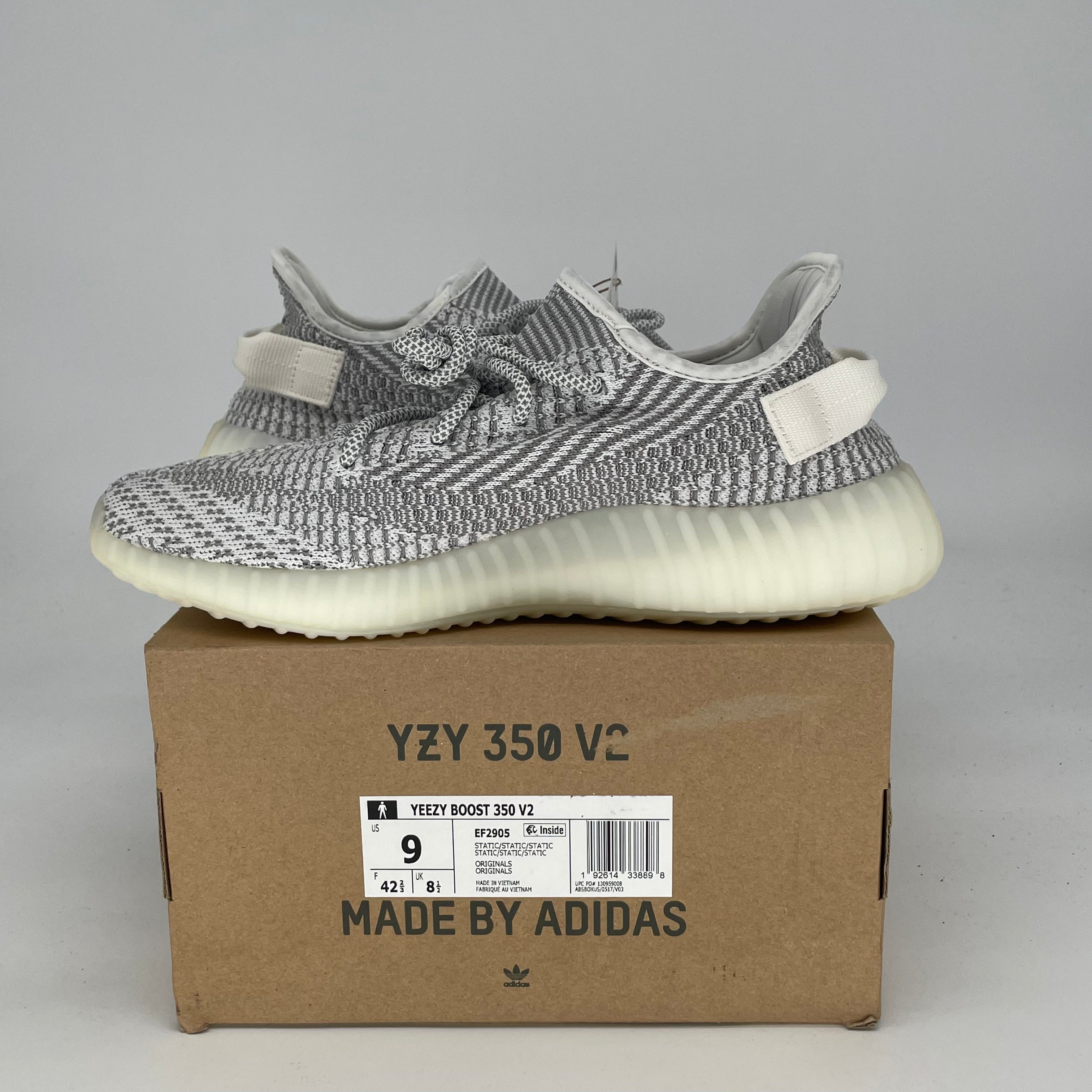 ADIDAS YEEZY 350 V2 STATIC EF2905 SIZE 9/10.5W