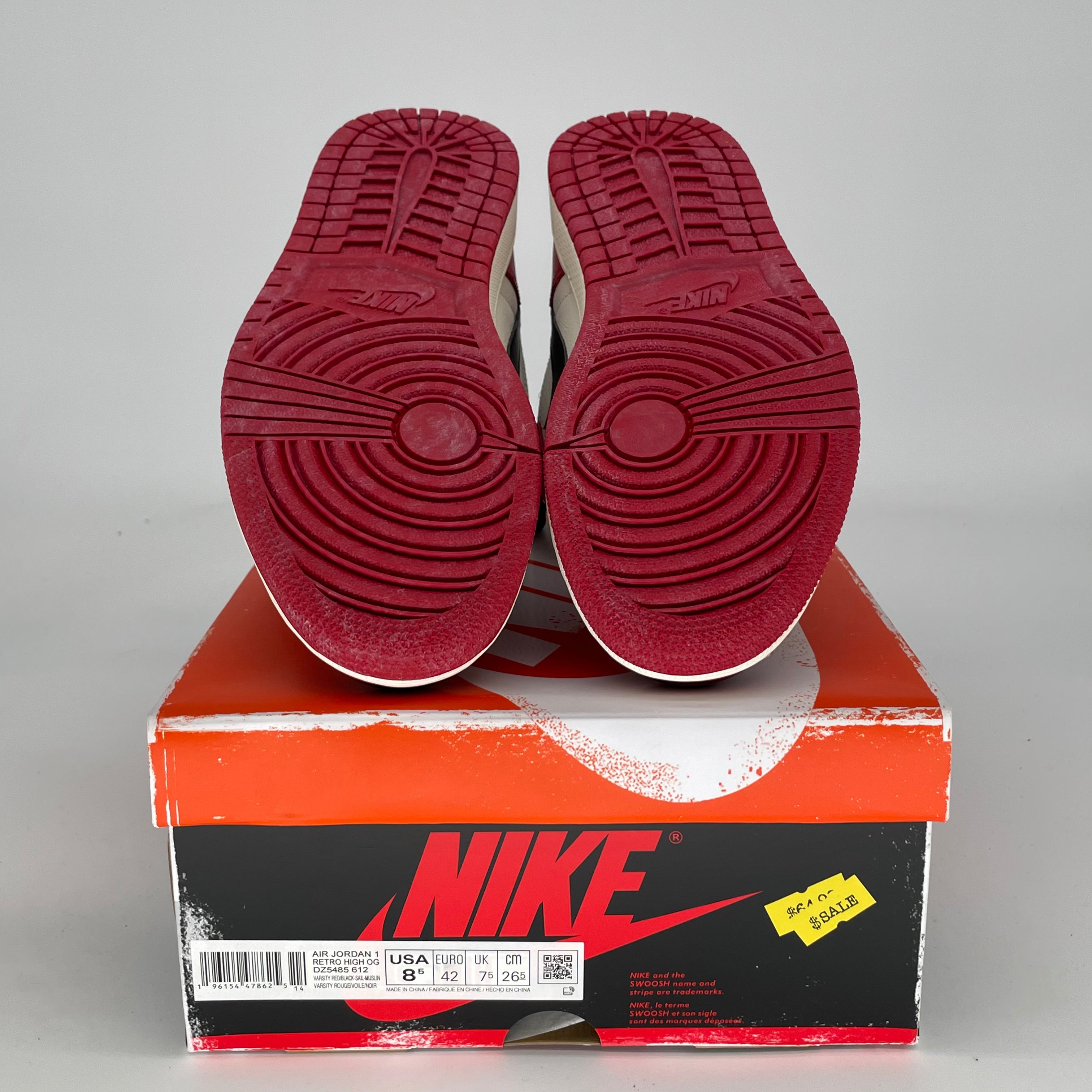 AIR JORDAN 1 CHICAGO LOST AND FOUND SIZE 8.5/10W DZ5485-612