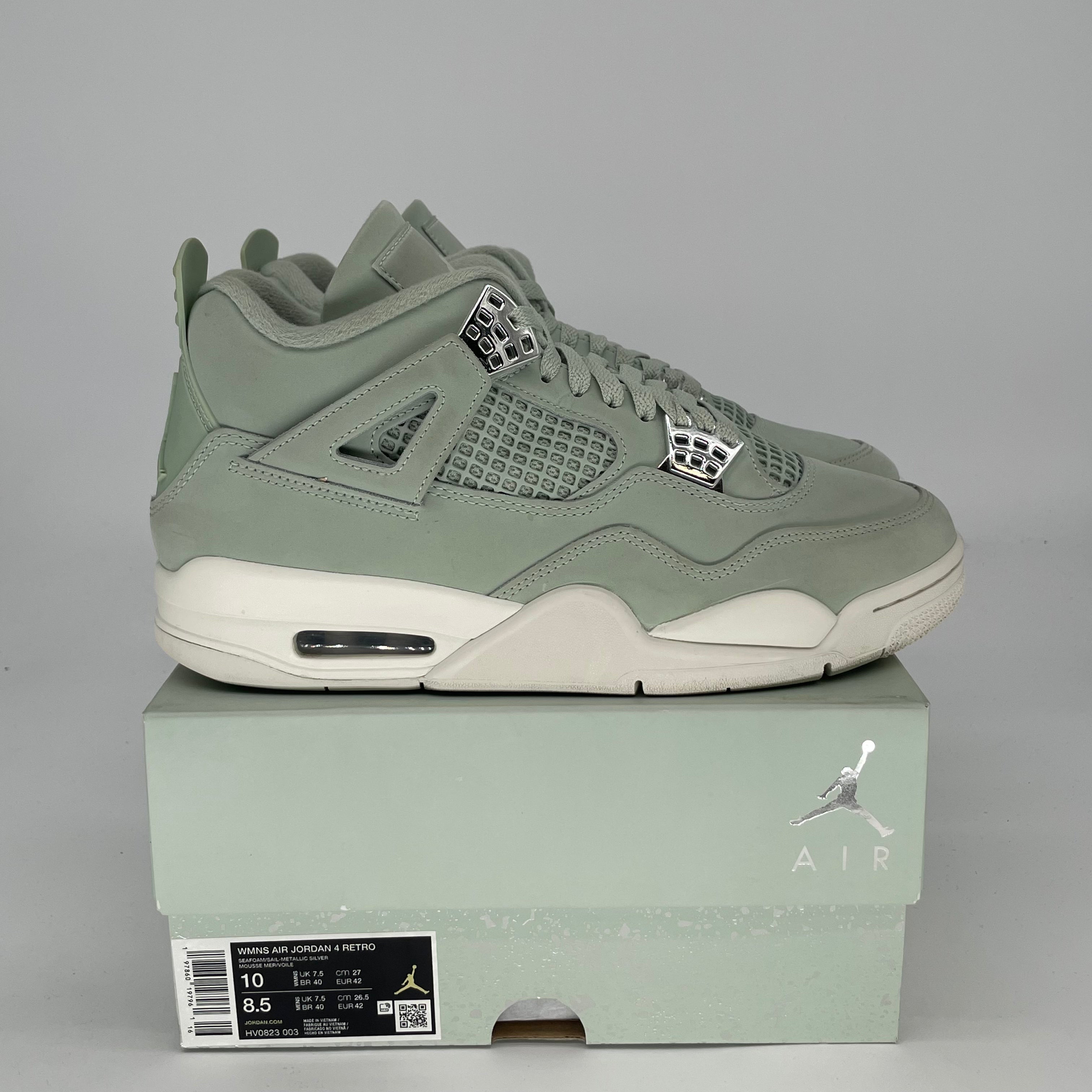 AIR JORDAN 4 SEAFOAM SAIL W HV0823-003 SIZE 8.5/10W