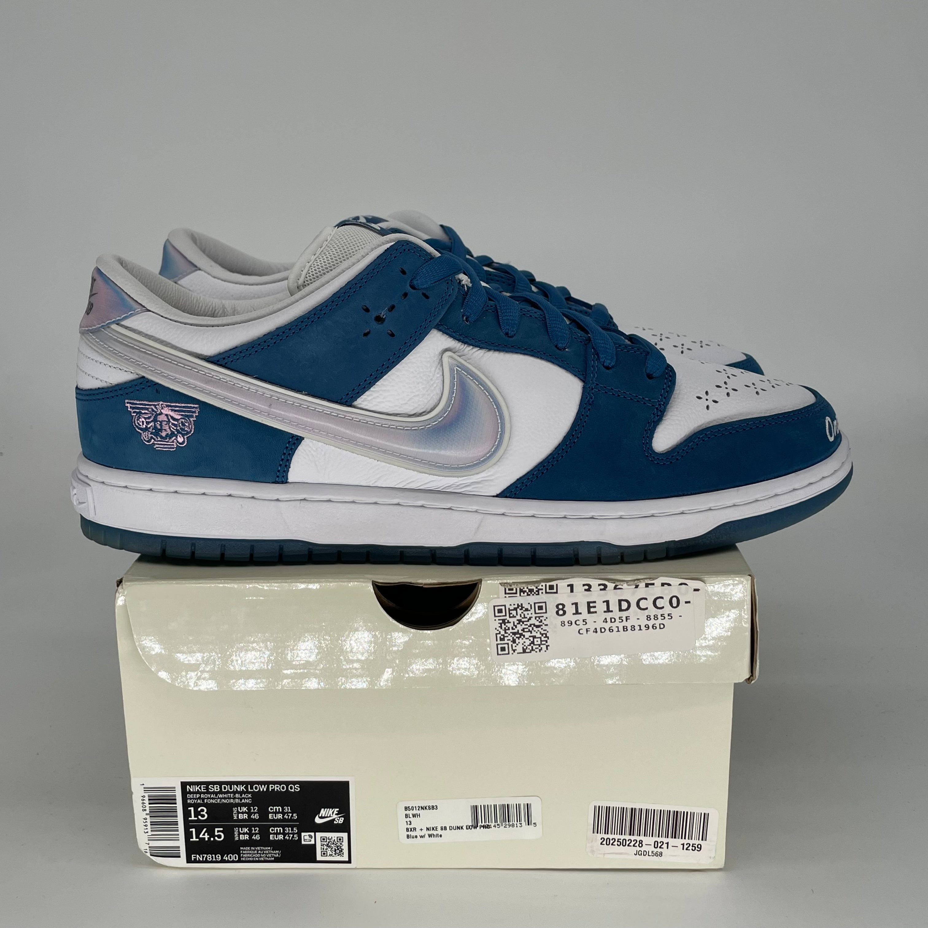 NIKE SB DUNK LOW BORN X RAISED ONE BLOCK AT A TIME SIZE 13 FN7819-400