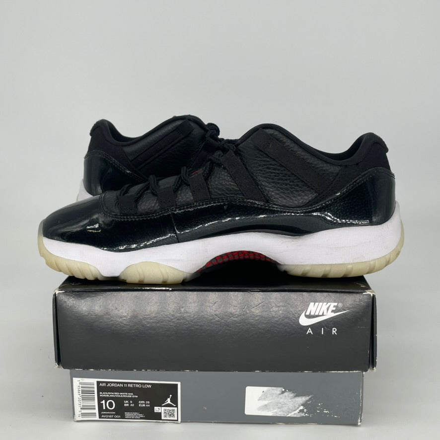 AIR JORDAN 11 LOW 72-10 AV2187-001 SIZE 10/11.5W