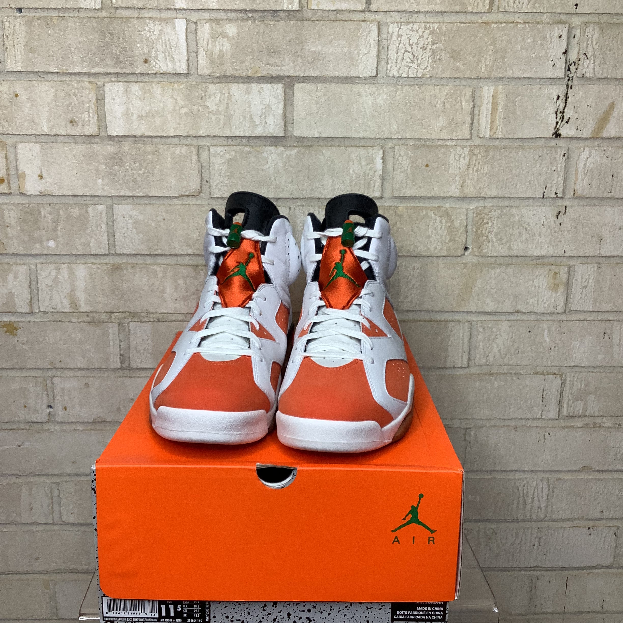 Air Jordan 6 Gatorade Like Mike White Size 11.5 384664-145
