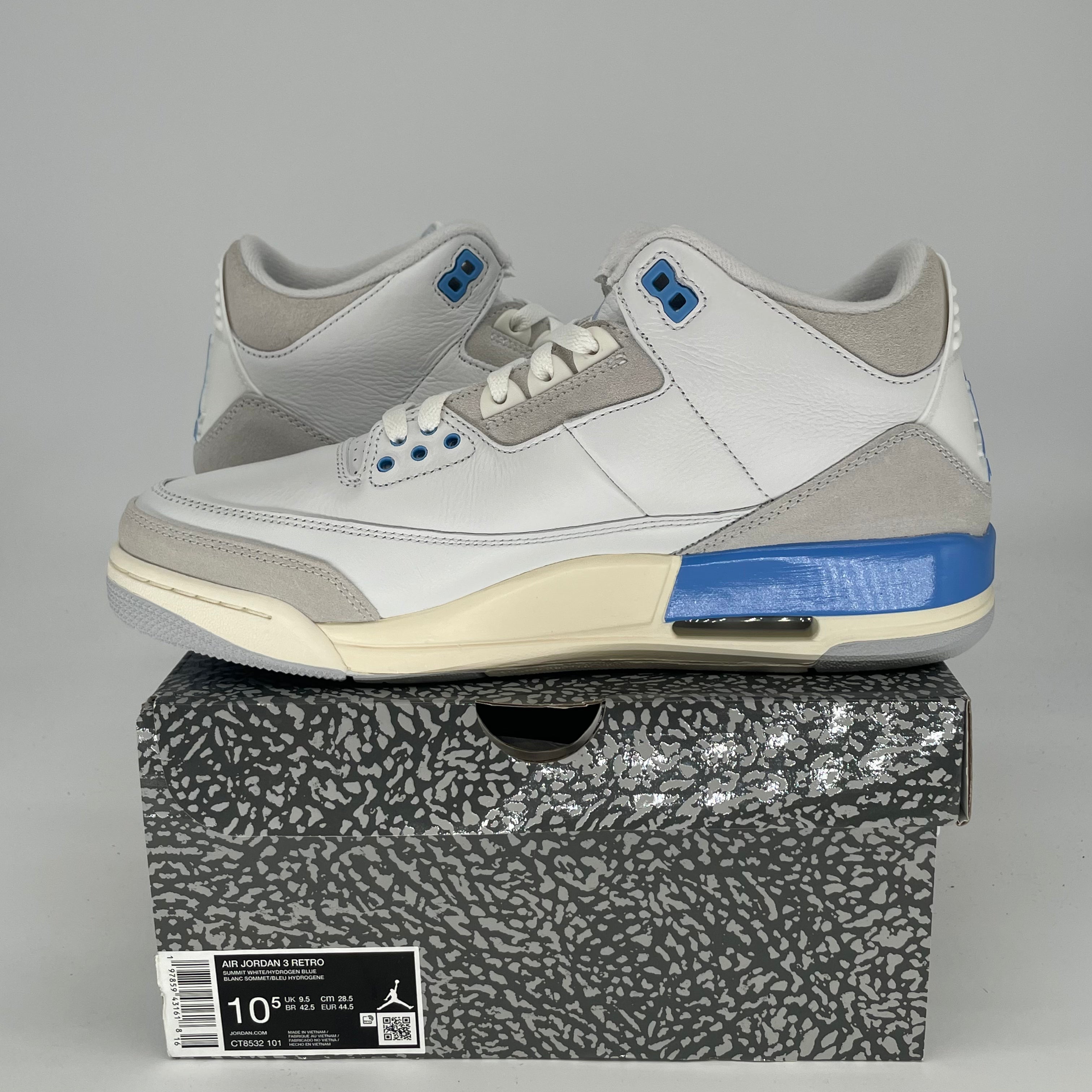 AIR JORDAN 3 LUCKY SHORTS CT8532-101 SIZE 10.5/12W