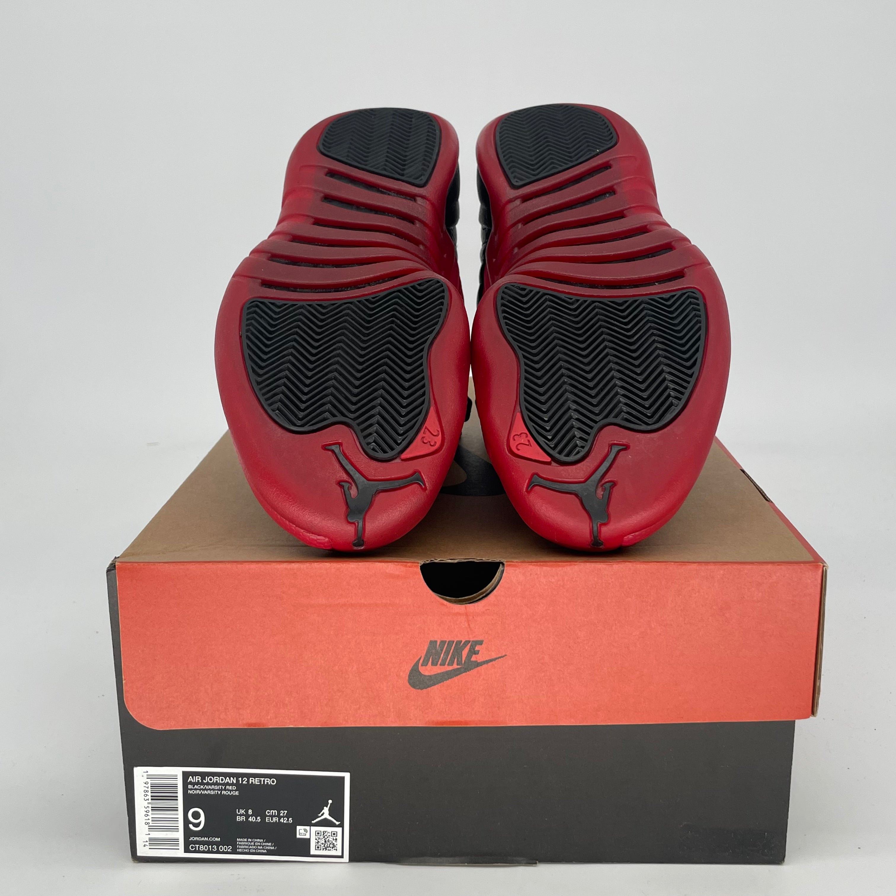 AIR JORDAN 12 FLU GAME CT8013-002 SIZE 9/10.5W
