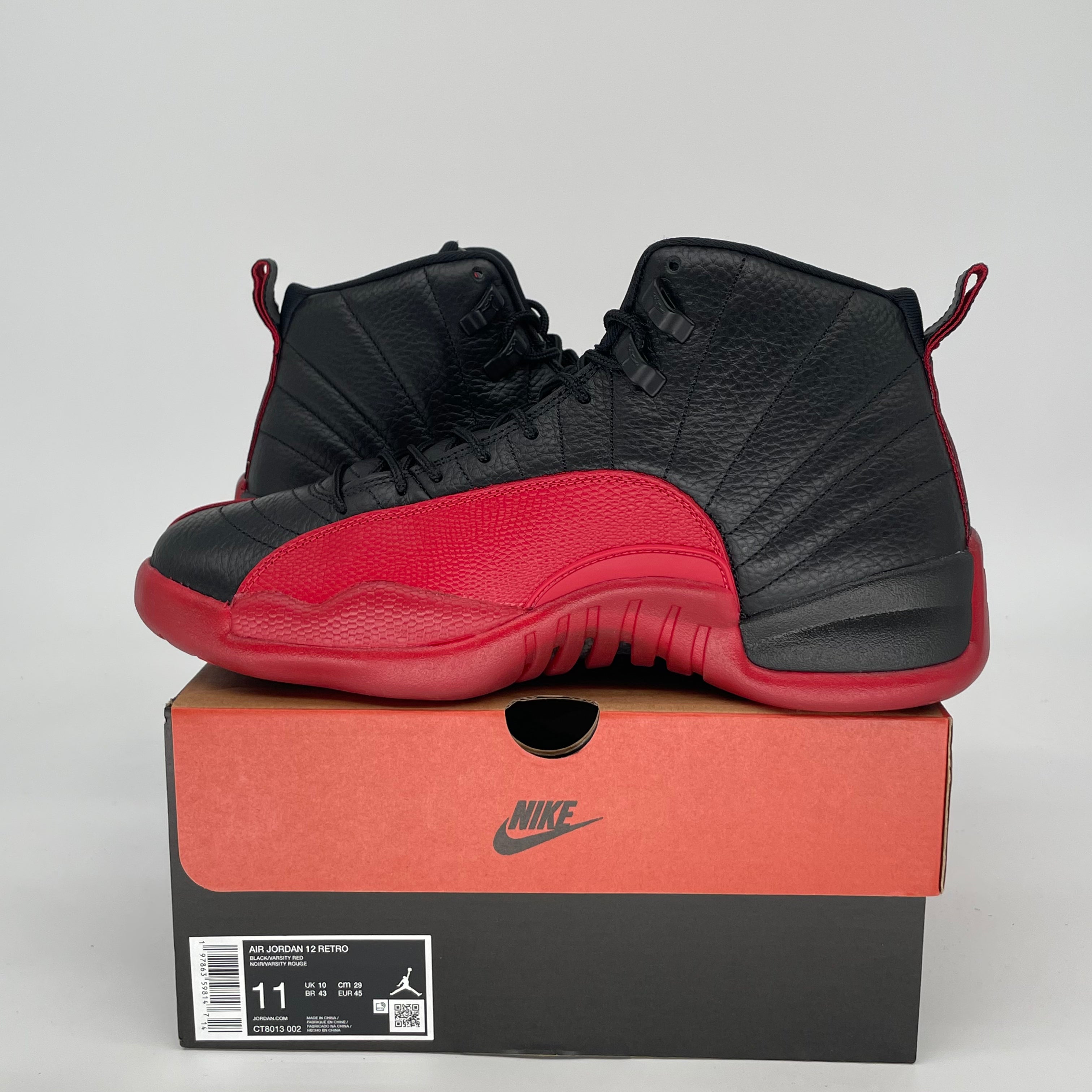 AIR JORDAN 12 FLU GAME CT8013-002 SIZE 11/12.5W