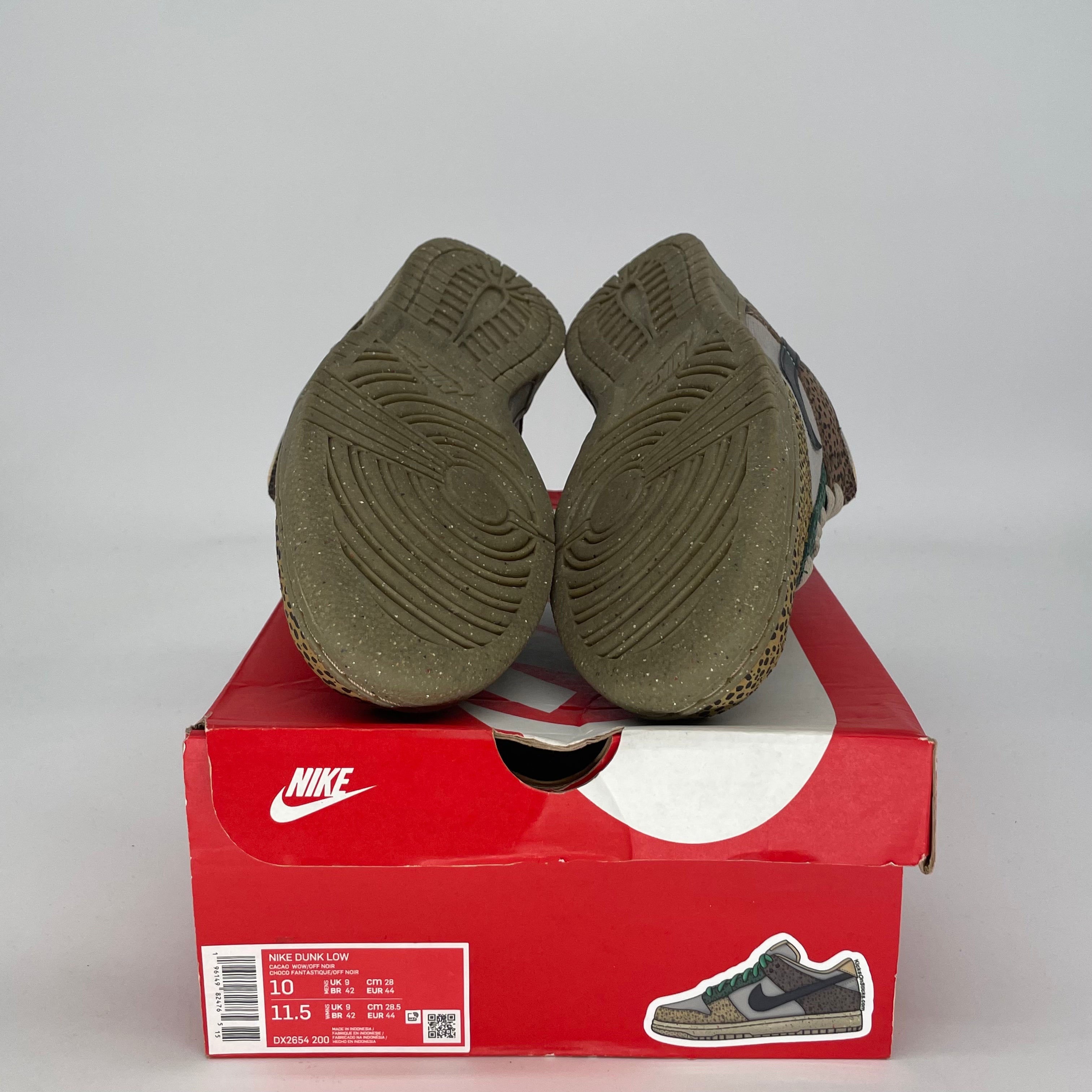 NIKE DUNK LOW SAFARI GOLDEN MOSS DX2654-200 SIZE 10/11.5W