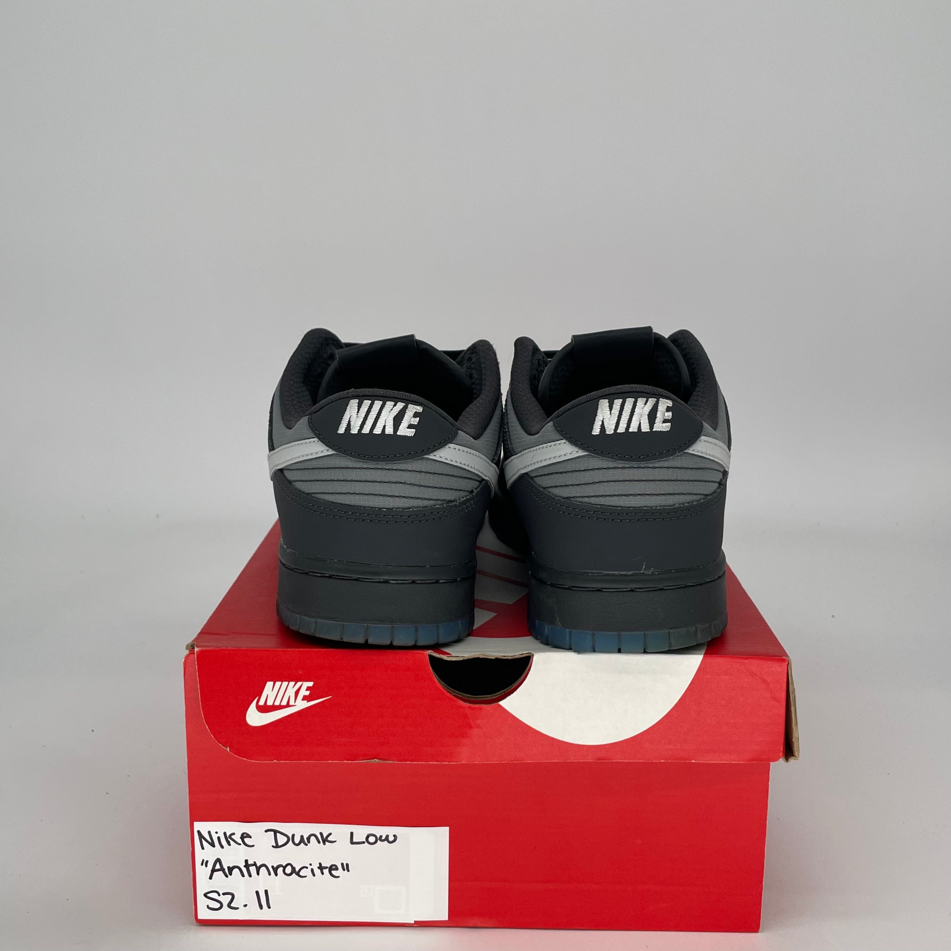 NIKE DUNK LOW ANTHRACITE FV0384-001 SIZE 11/12.5W
