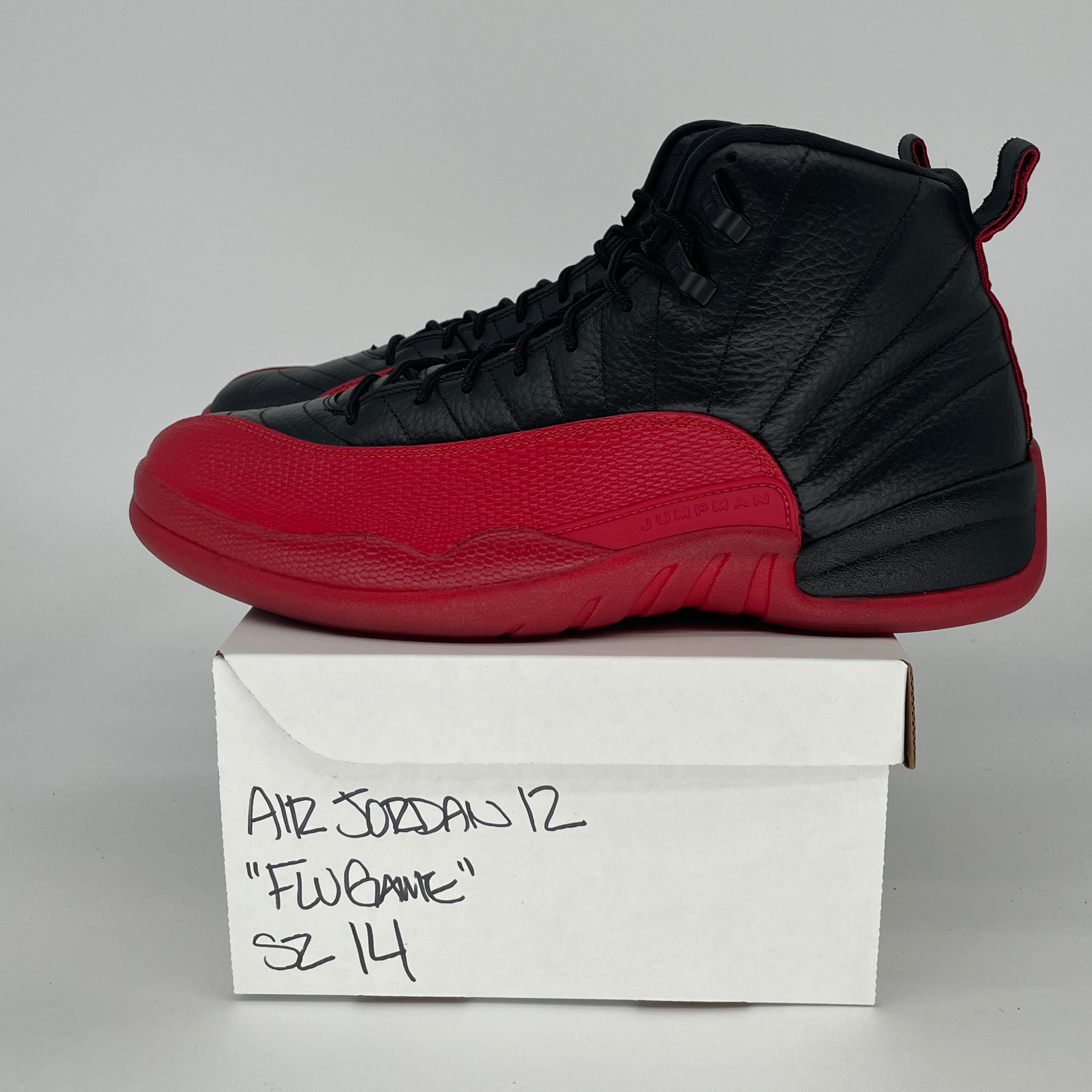 AIR JORDAN 12 FLU GAME CT8013-002 SIZE 14/15.5W