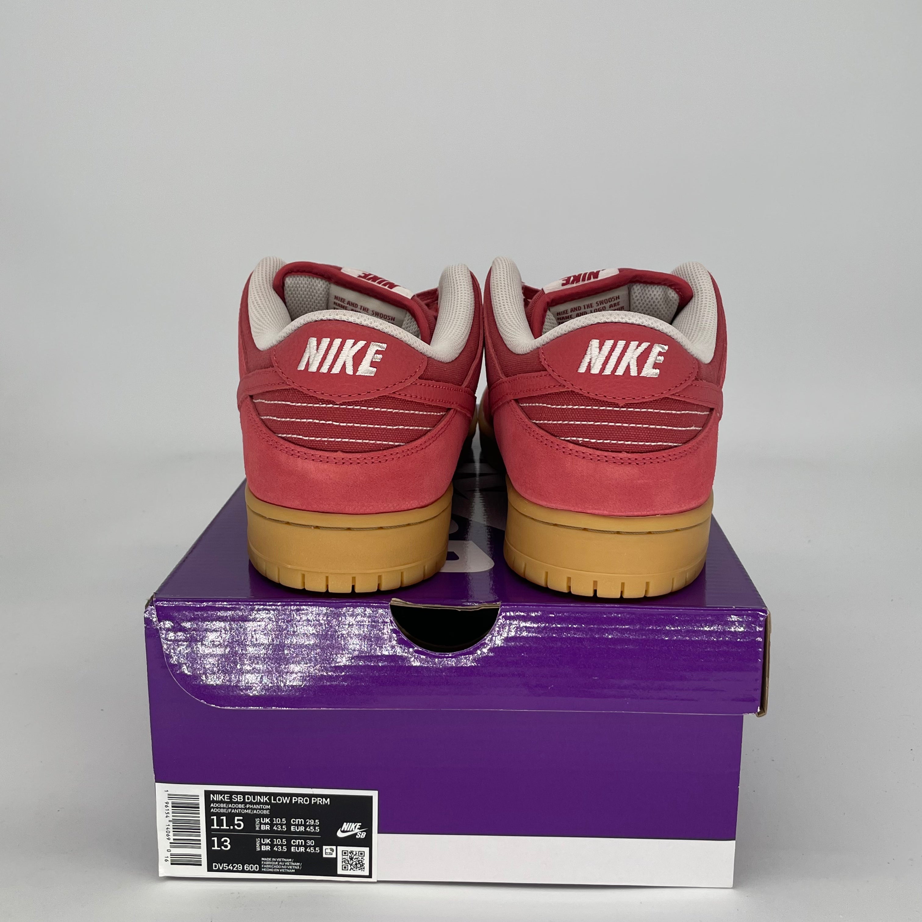 NIKE SB DUNK LOW ADOBE DV5429-600 SIZE 11.5/13W