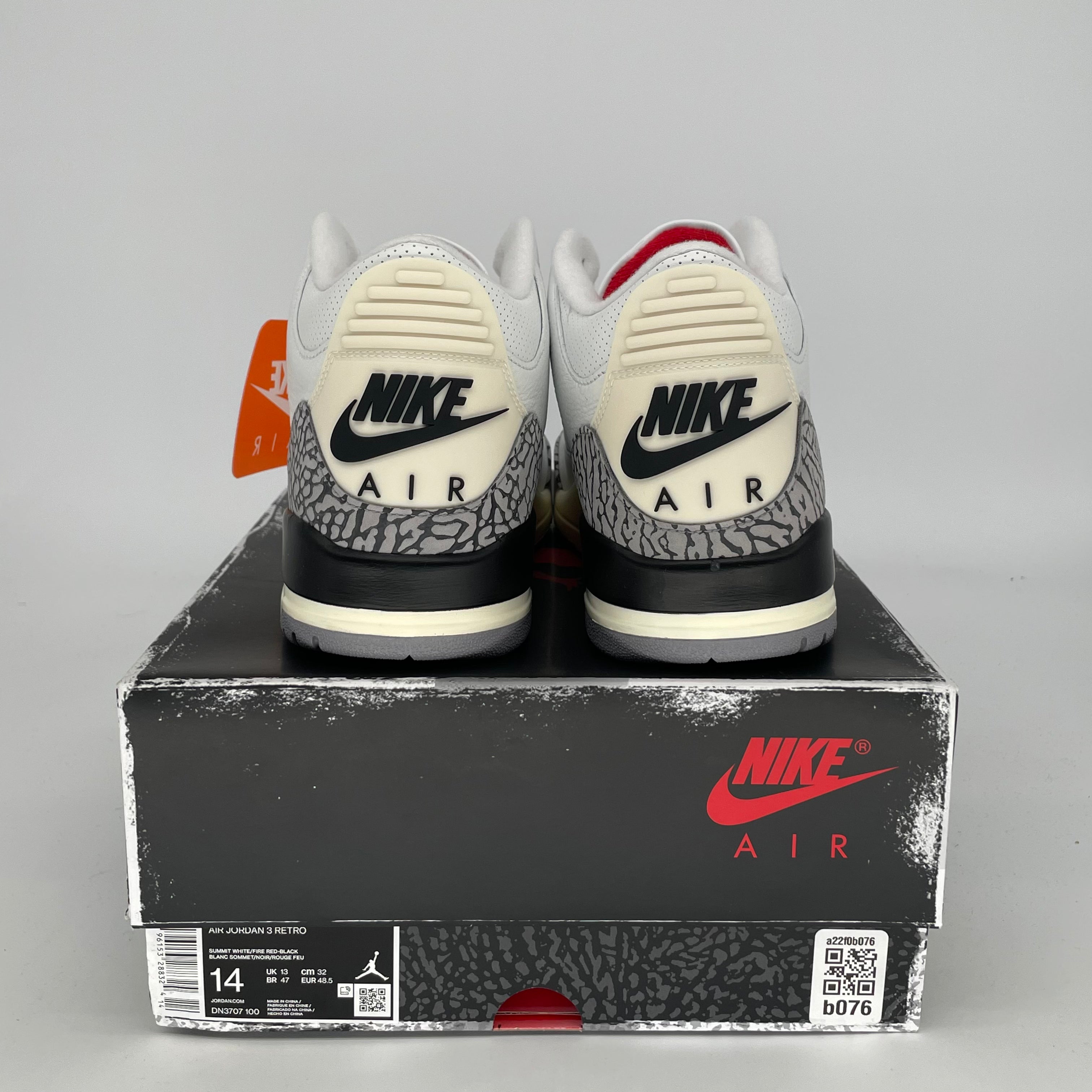 AIR JORDAN 3 WHITE CEMENT REIMAGINED SIZE 14 DN3707-100