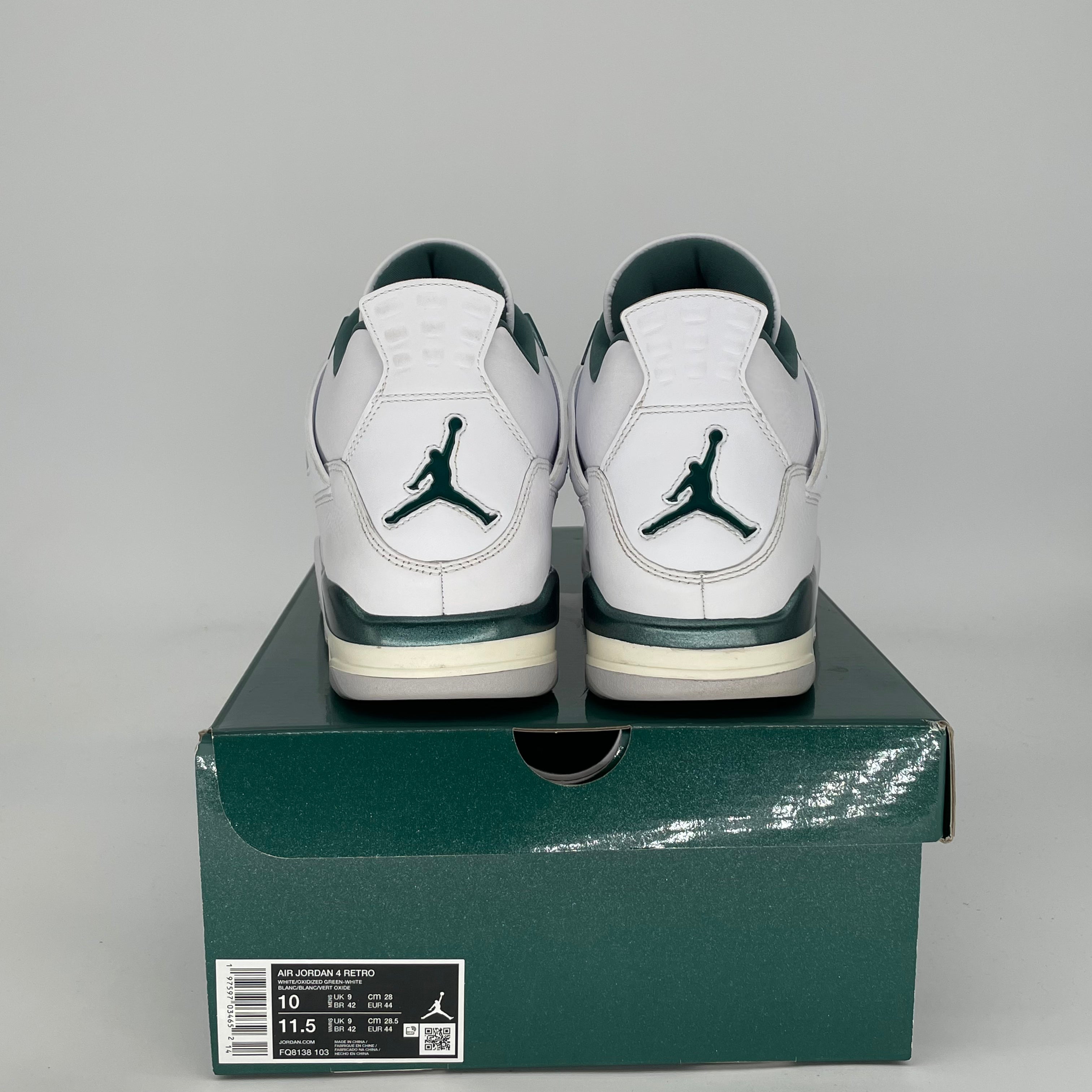 AIR JORDAN 4 OXIDIZED GREEN FQ8138-103 SIZE 10/11.5W