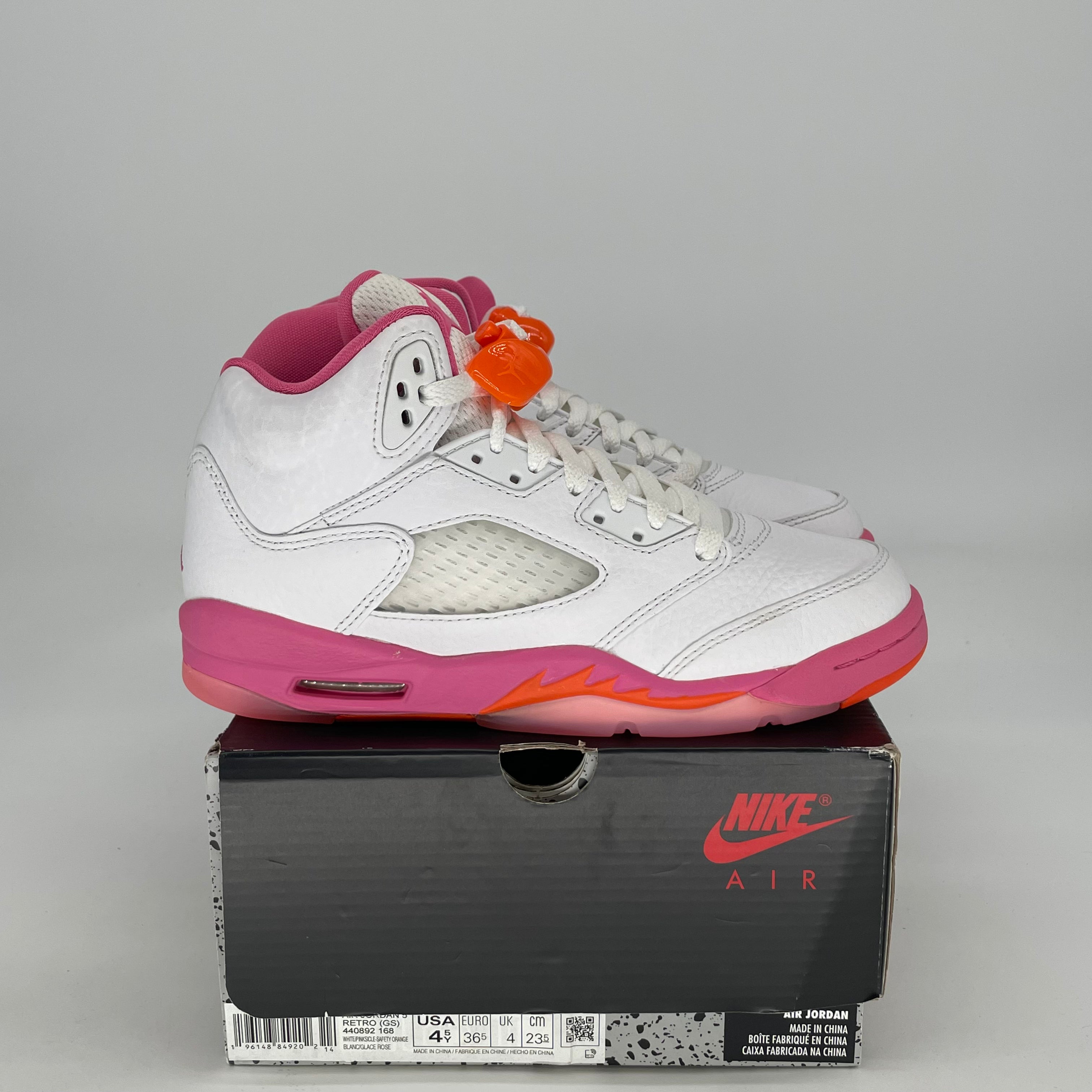 AIR JORDAN 5 PINKSICLE 440892-168 SIZE 4.5/6W