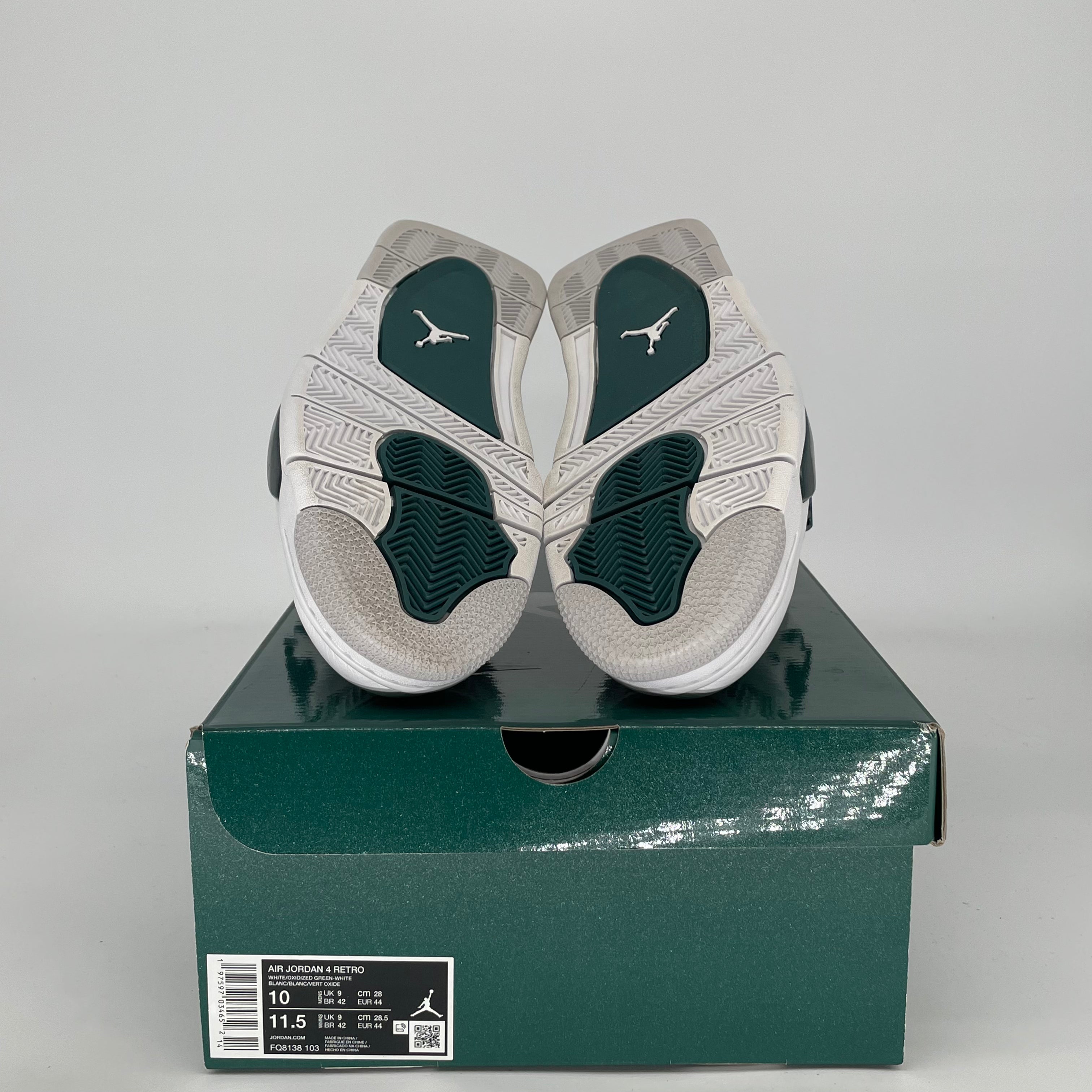 AIR JORDAN 4 OXIDIZED GREEN FQ8138-103 SIZE 10/11.5W
