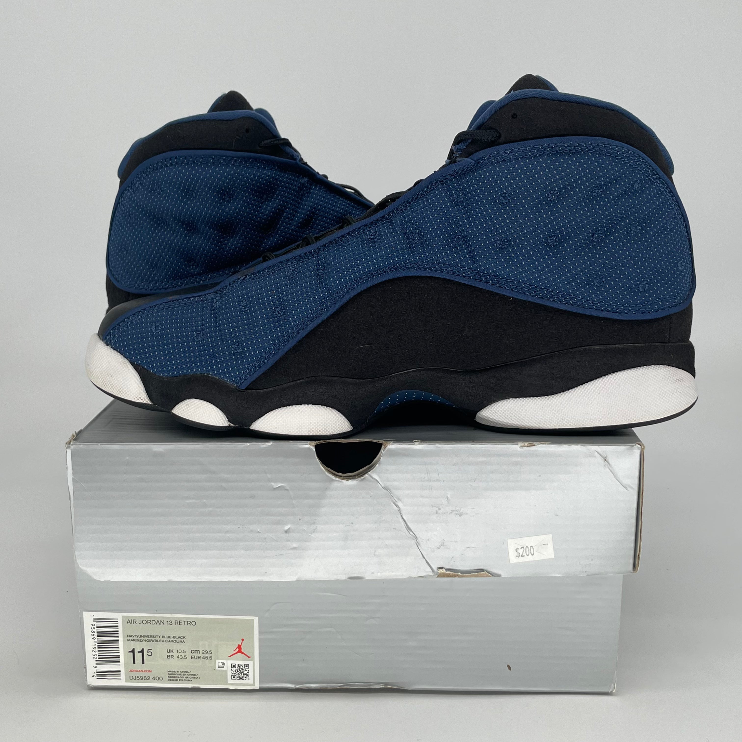 AIR JORDAN 13 BRAVE BLUE DJ5982-400 SIZE 11.5/13W