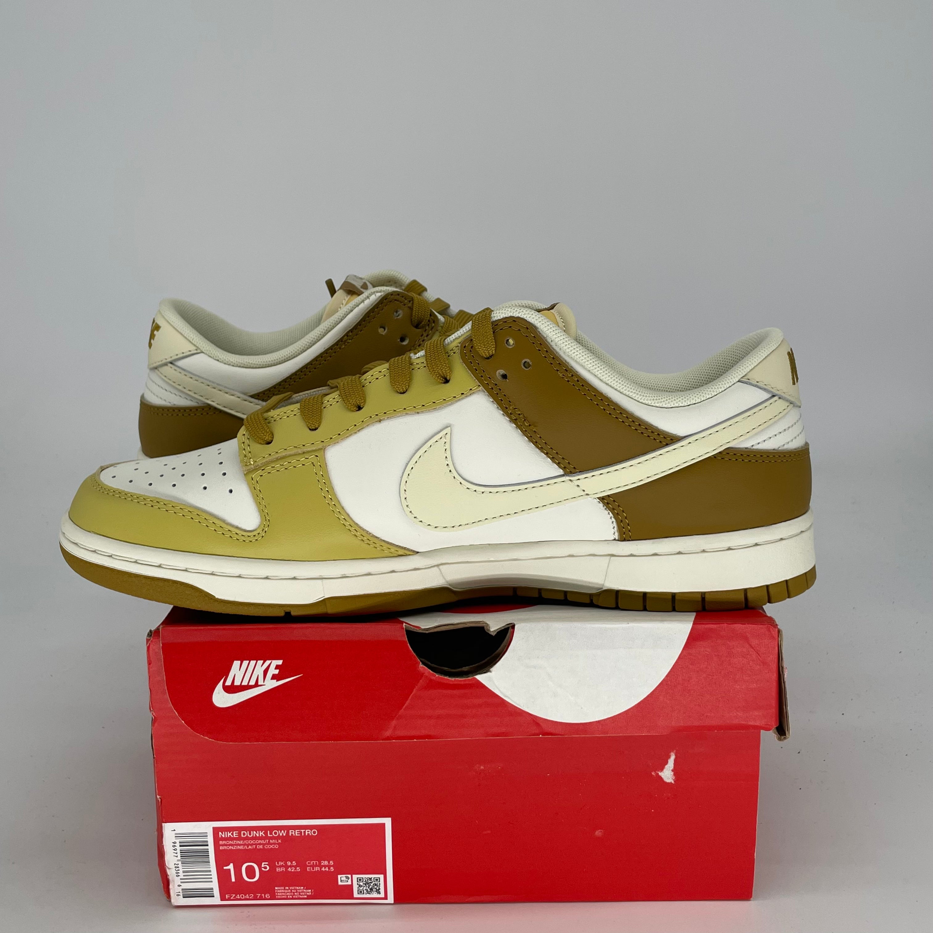 NIKE DUNK LOW BRONZINE FZ4042-716 SIZE 10.5/12W