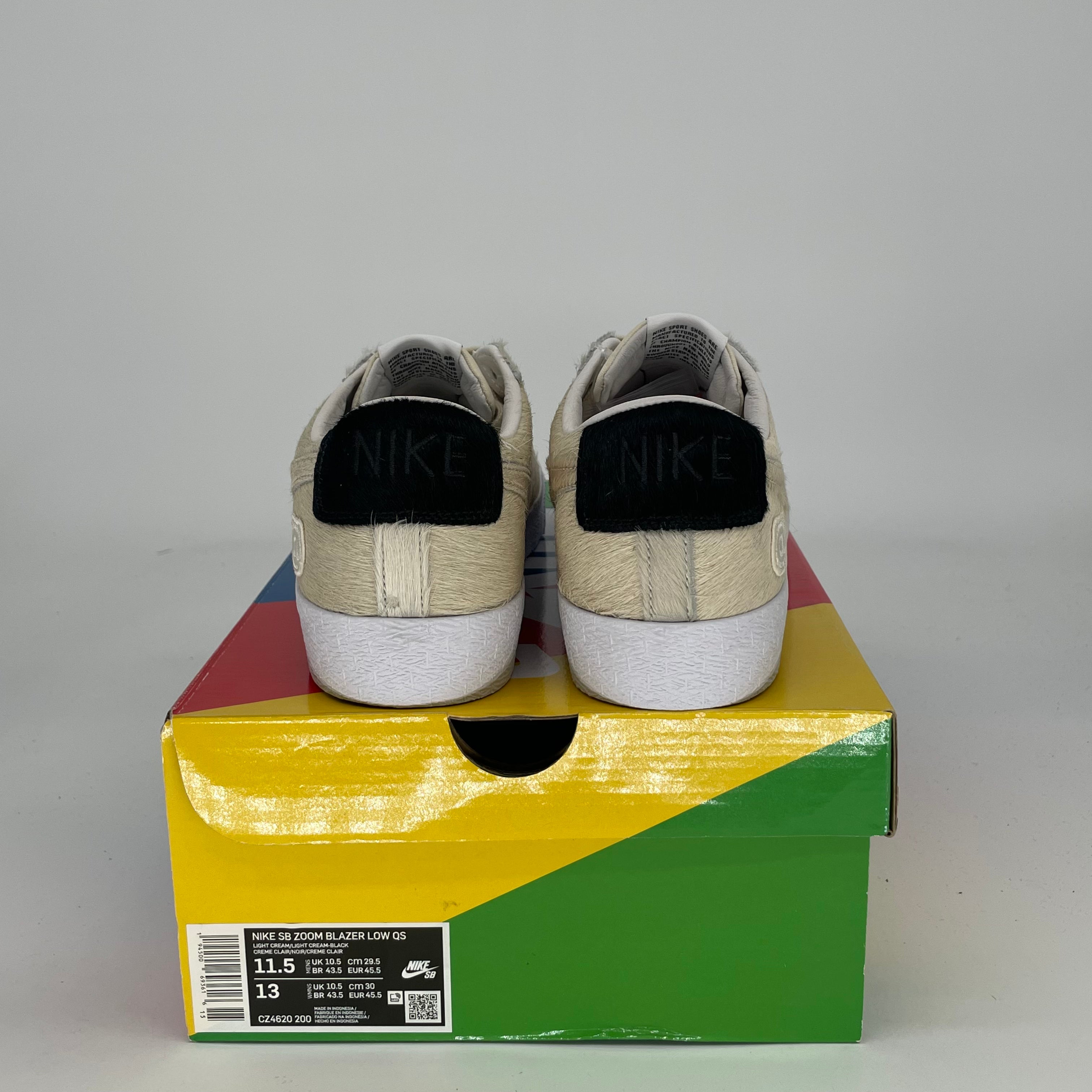 NIKE SB BLAZER LOW MEDICOM TOY CZ4620-200 SIZE 11.5/13W
