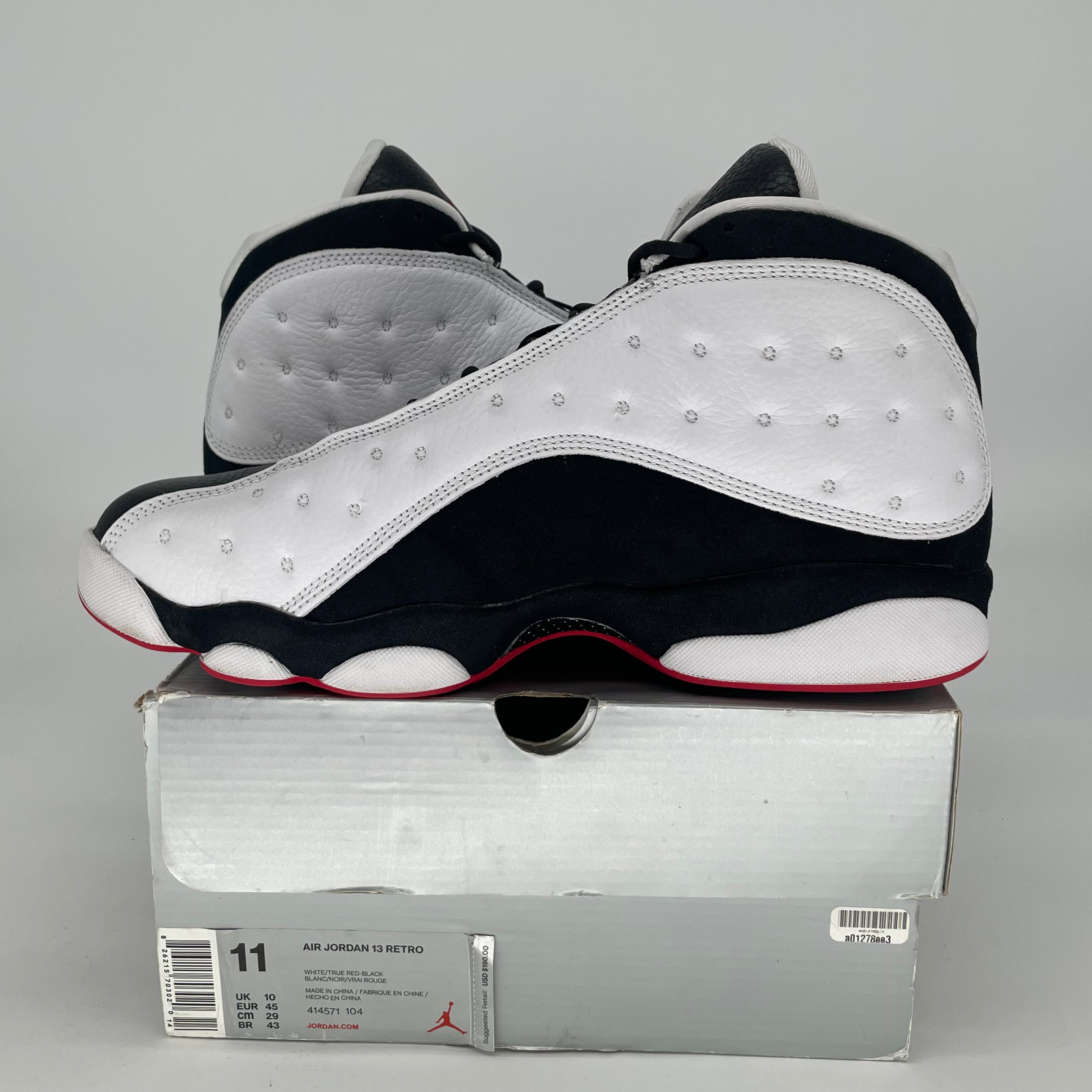 AIR JORDAN 13 HE GOT GAME 414571-104 SIZE 11/12.5W