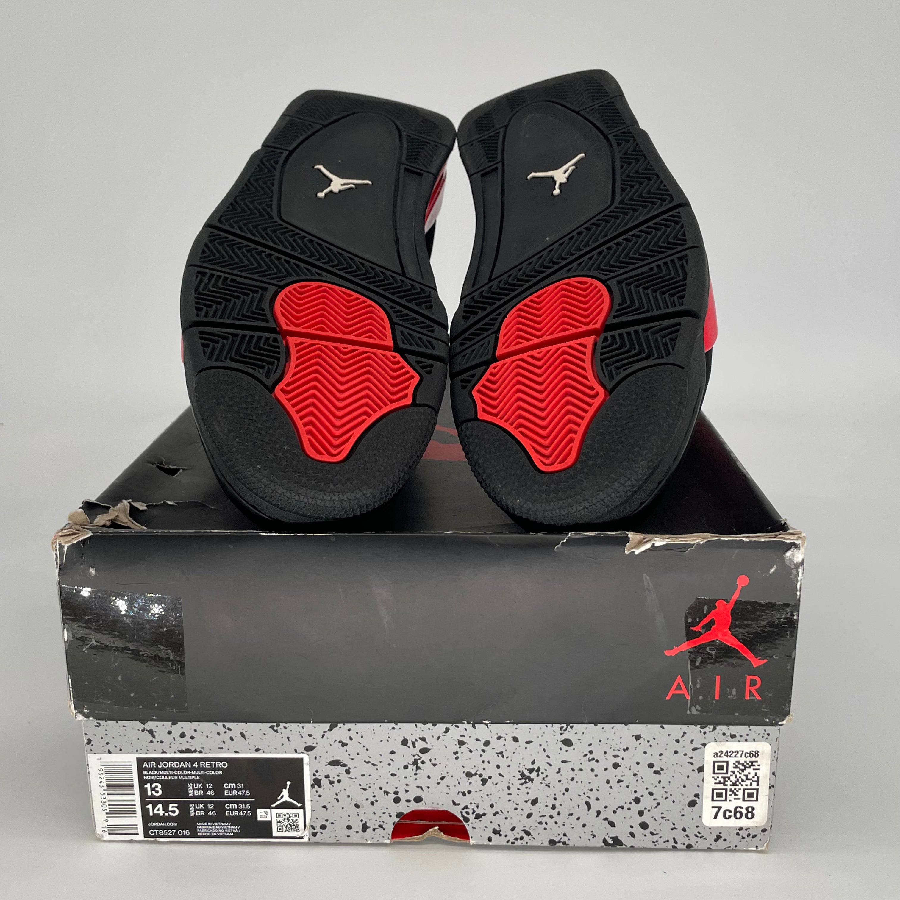 AIR JORDAN 4 RED THUNDER SIZE 13 CT8527-016