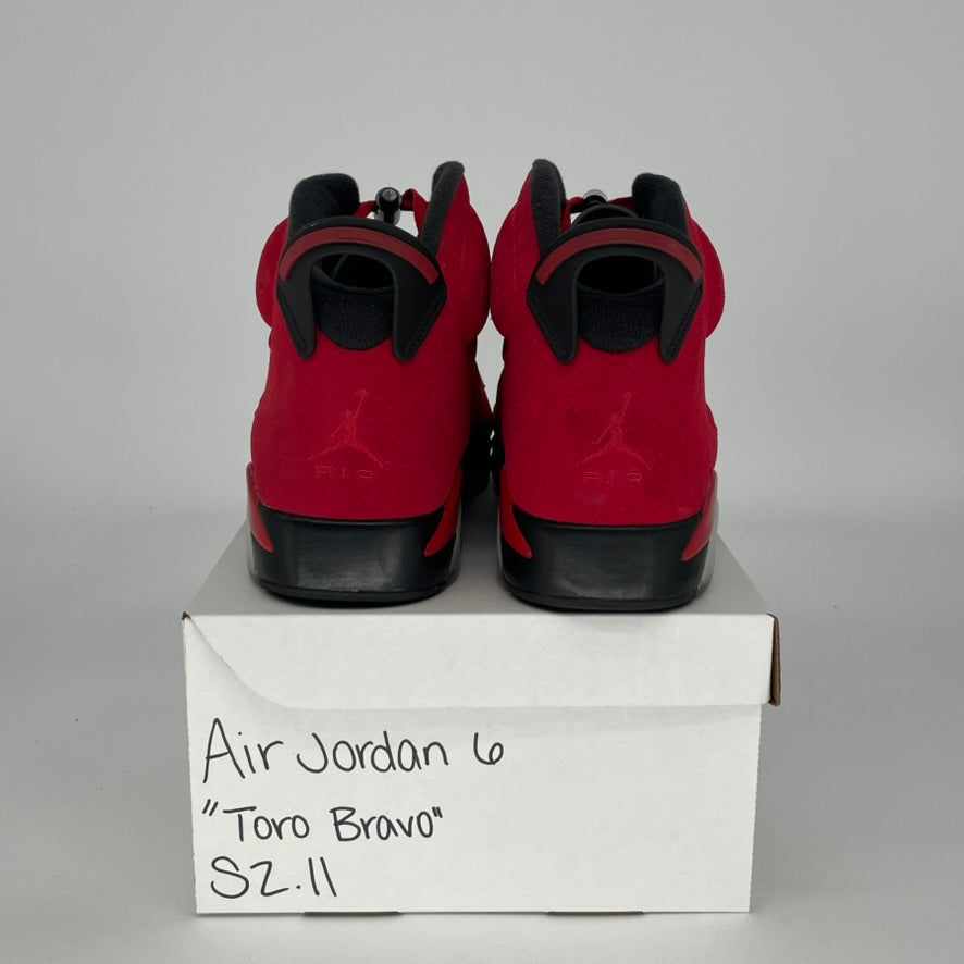 AIR JORDAN 6 TORO BRAVO CT8529-600 SIZE 11/12.5W