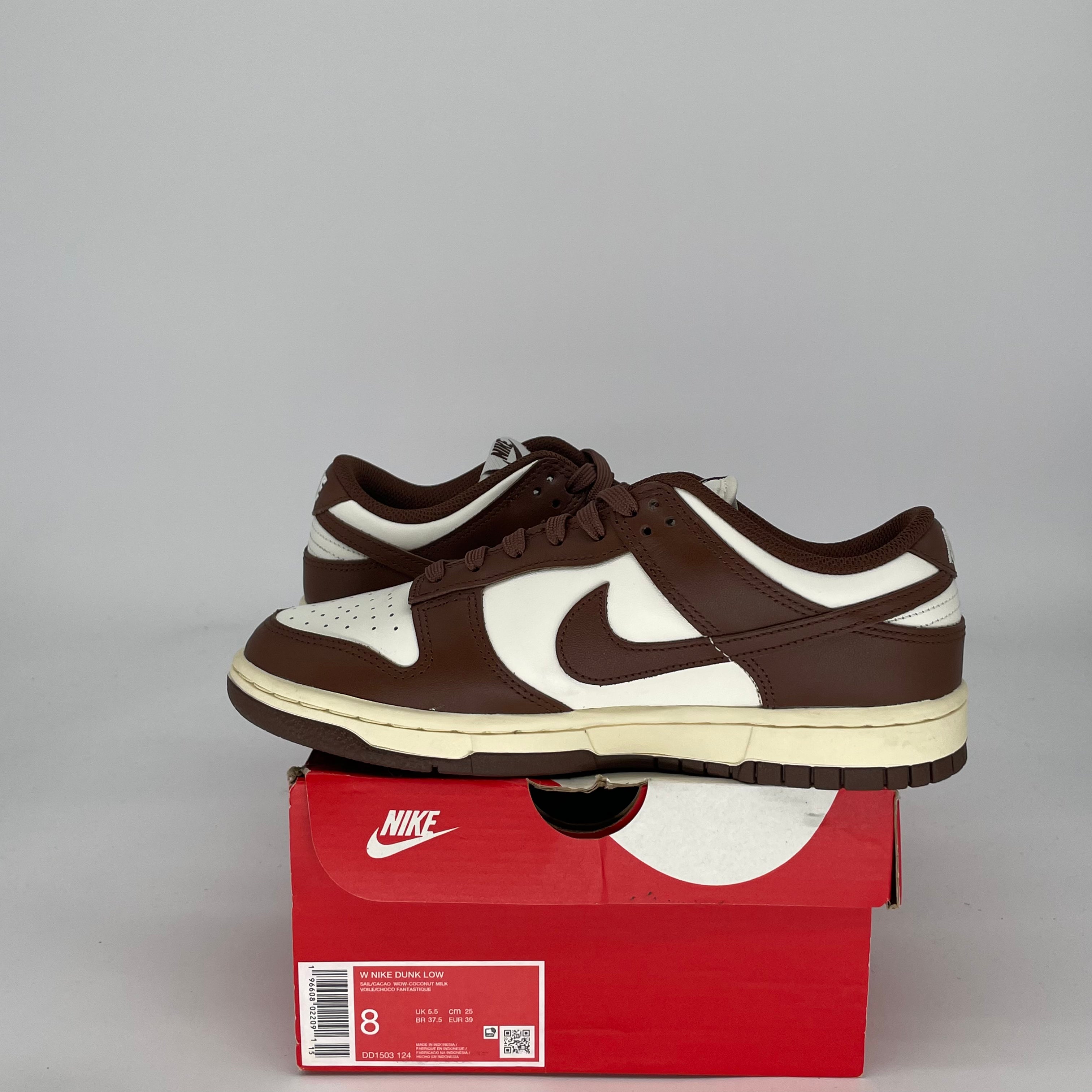 NIKE DUNK LOW CACAO WOW W DD1503-124 SIZE 6.5/8W