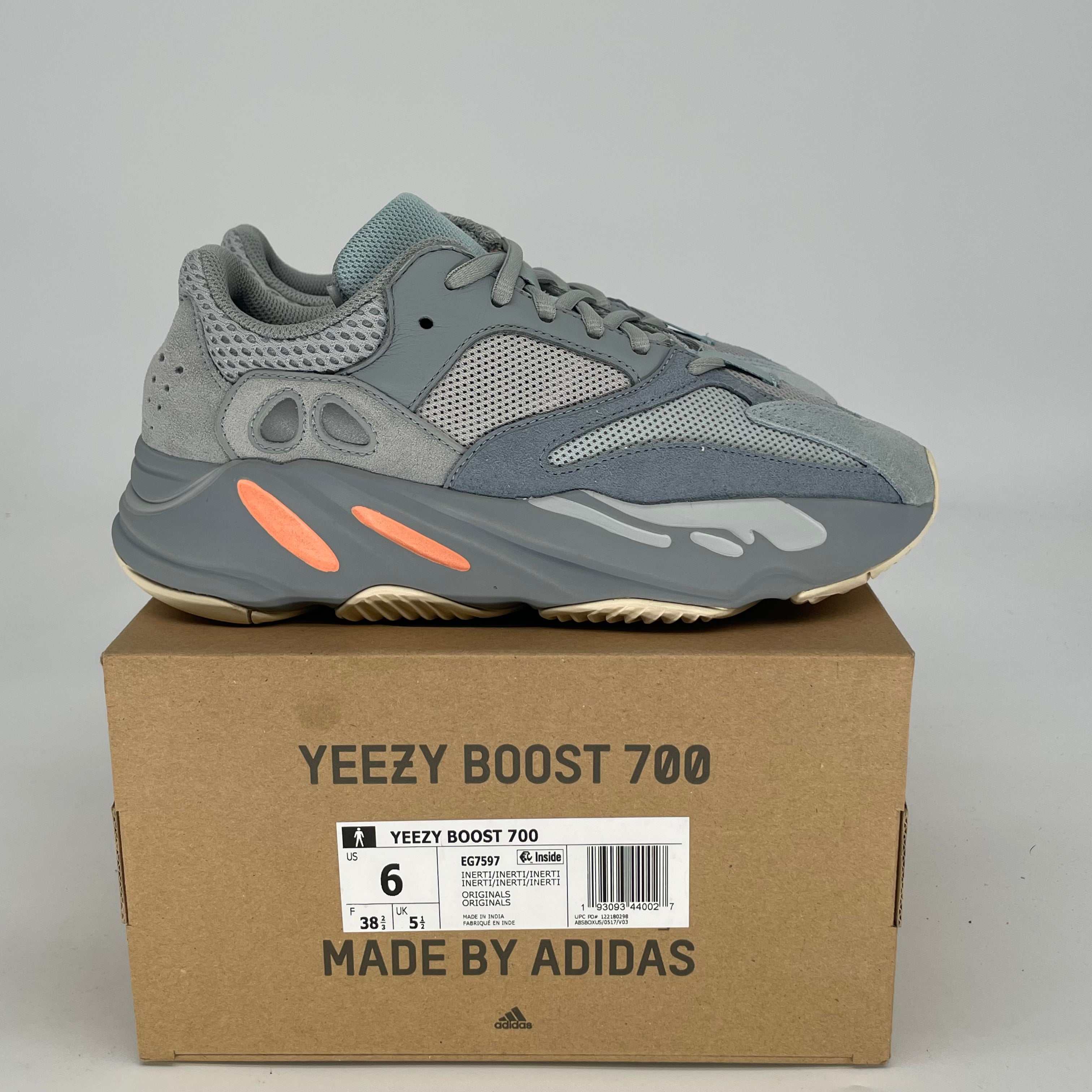 ADIDAS YEEZY 700 INERTIA SIZE 6/7.5W EG7597