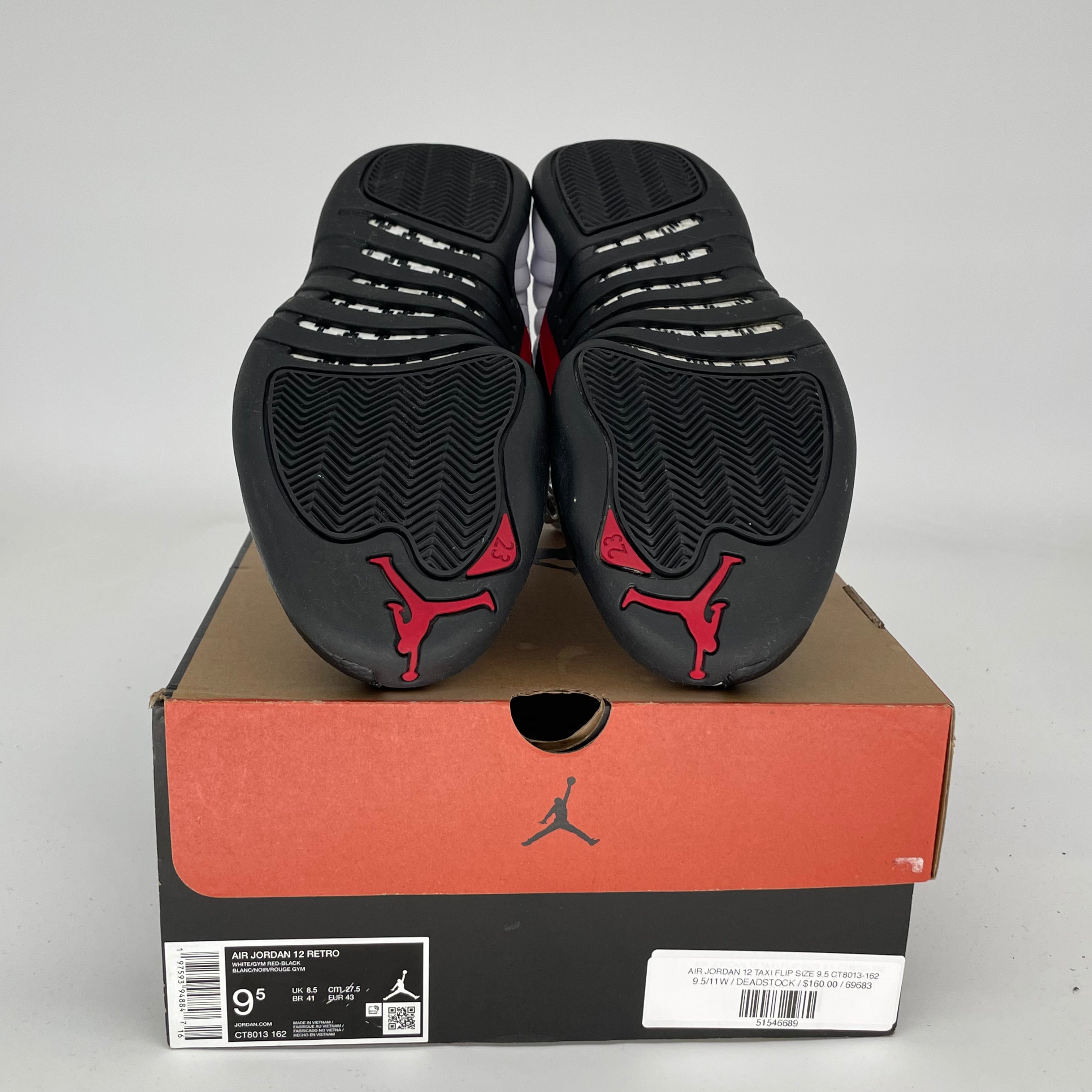 AIR JORDAN 12 TAXI FLIP SIZE 9.5 CT8013-162