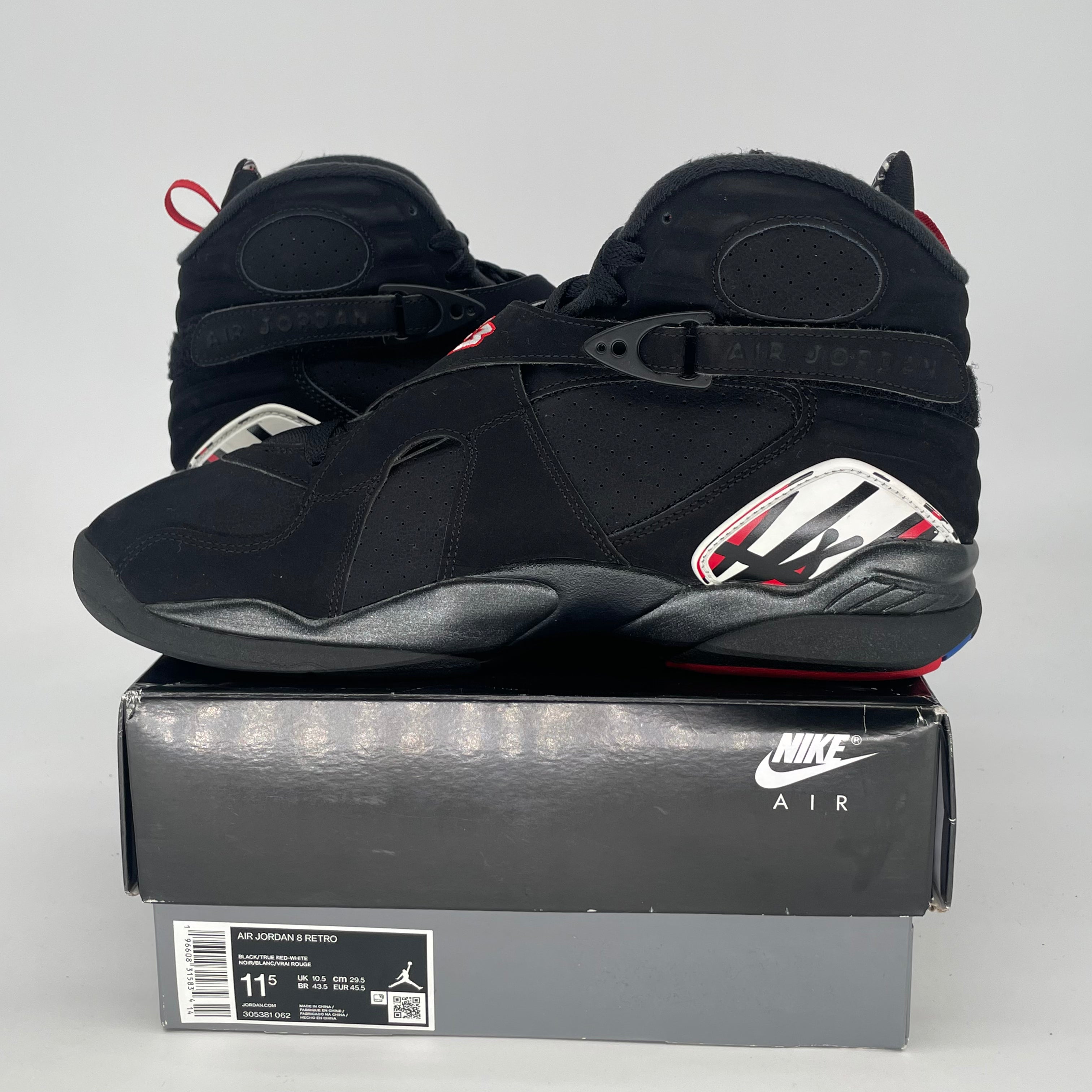 AIR JORDAN 8 PLAYOFFS 305381-062 SIZE 11.5/13W