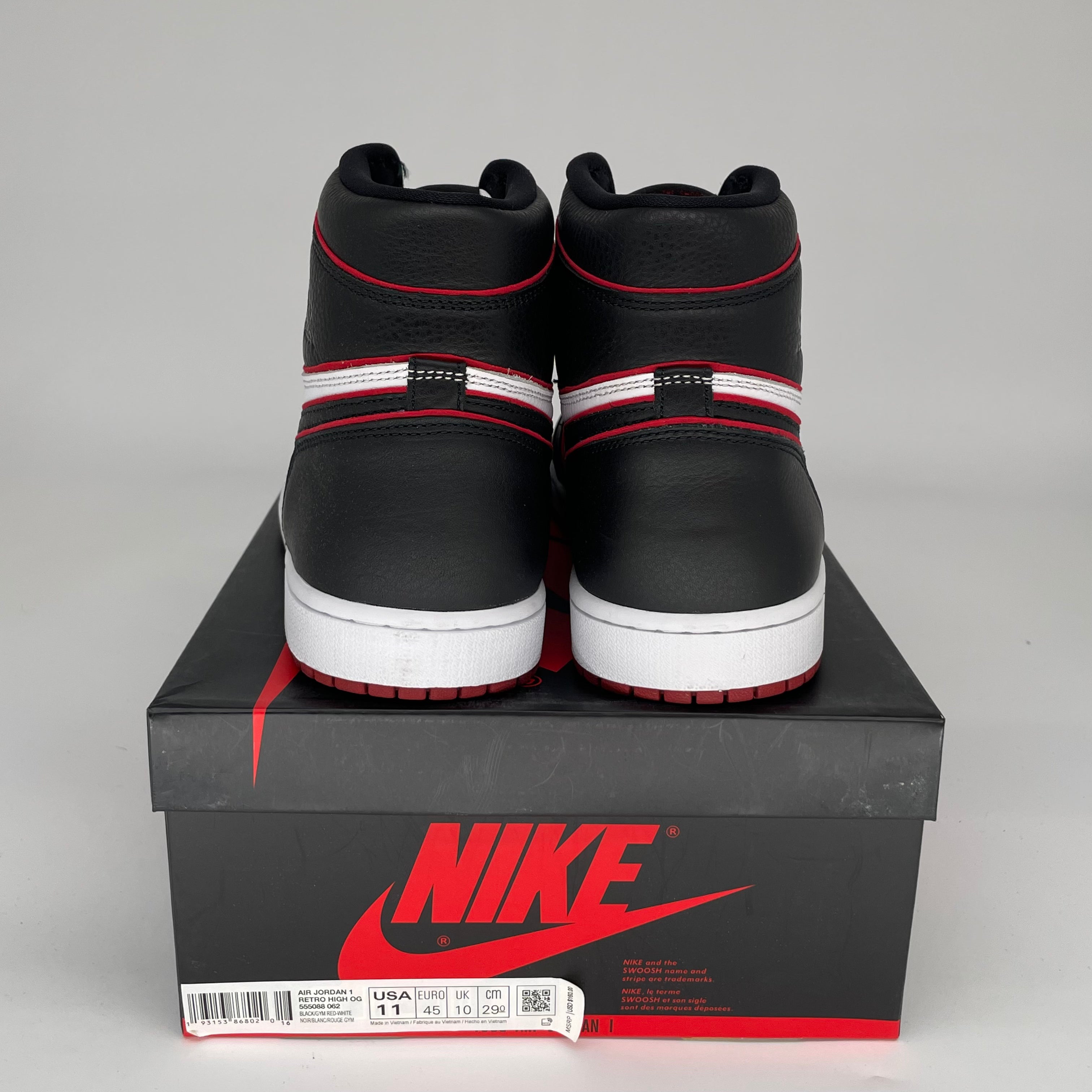 AIR JORDAN 1 BLOODLINE SIZE 11 555088-062
