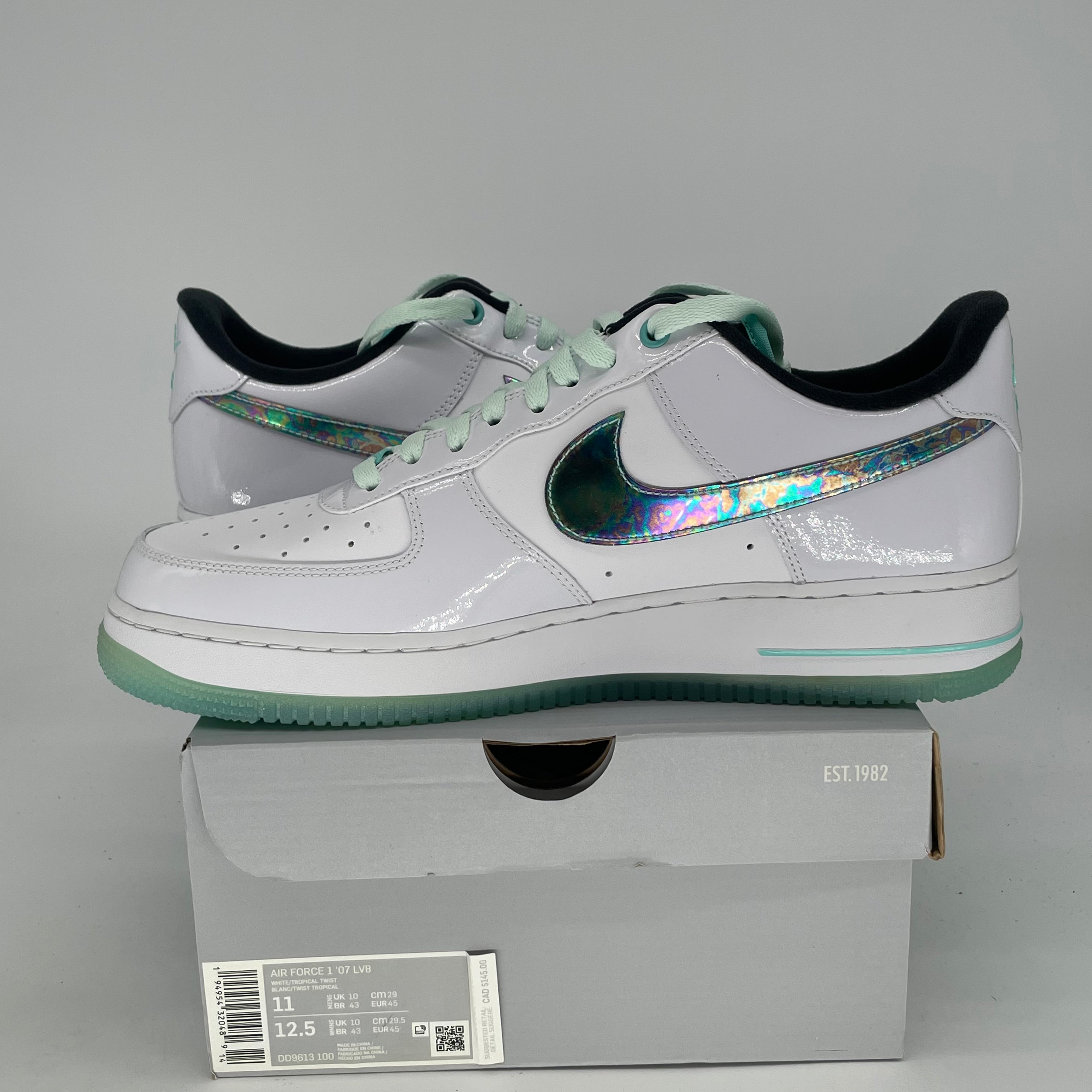 NIKE AIR FORCE 1 LOW TROPICAL TWIST DD9613-100 SIZE 11/12.5W